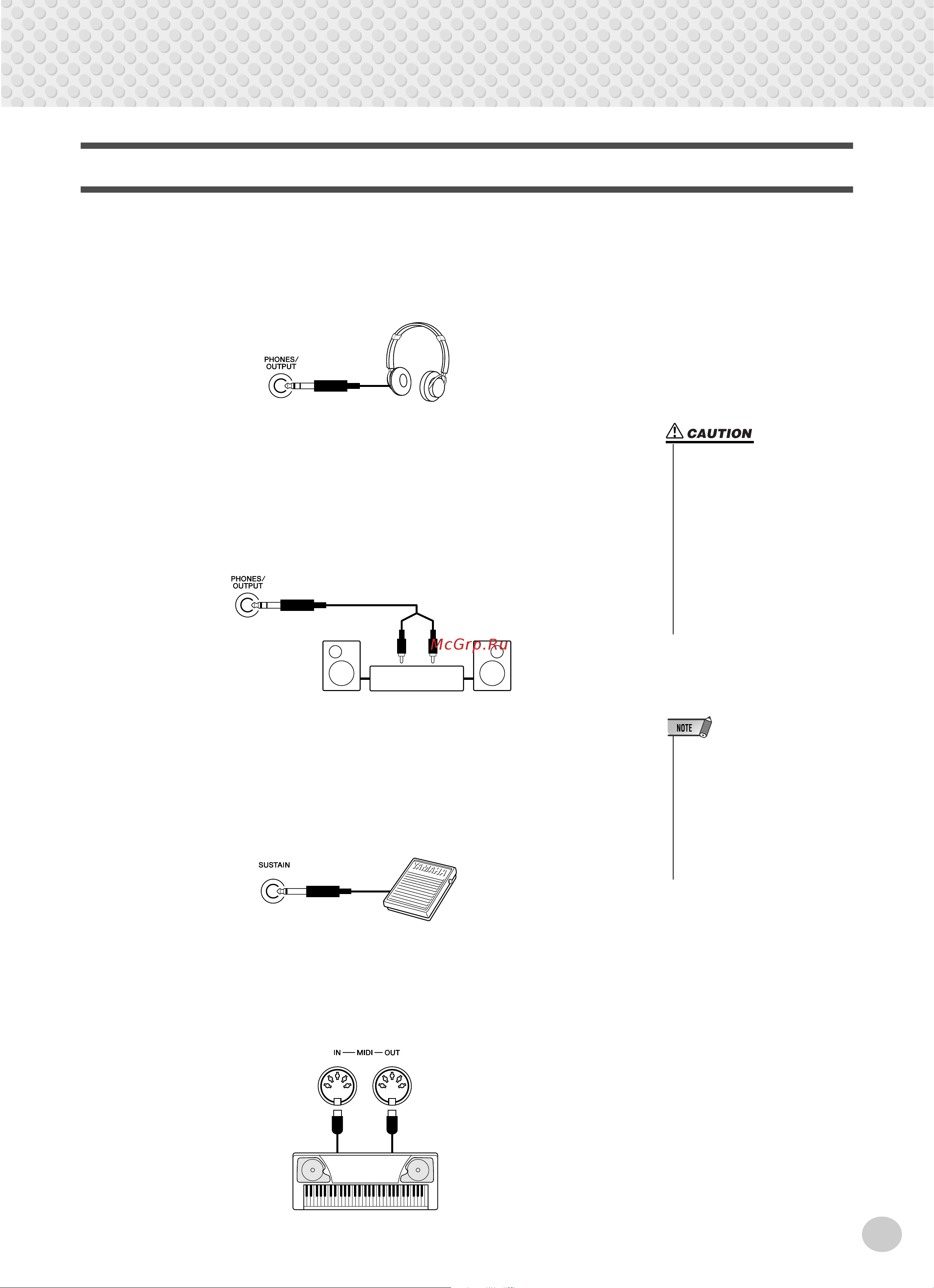 Yamaha PSR-280 [9/92] Setting up