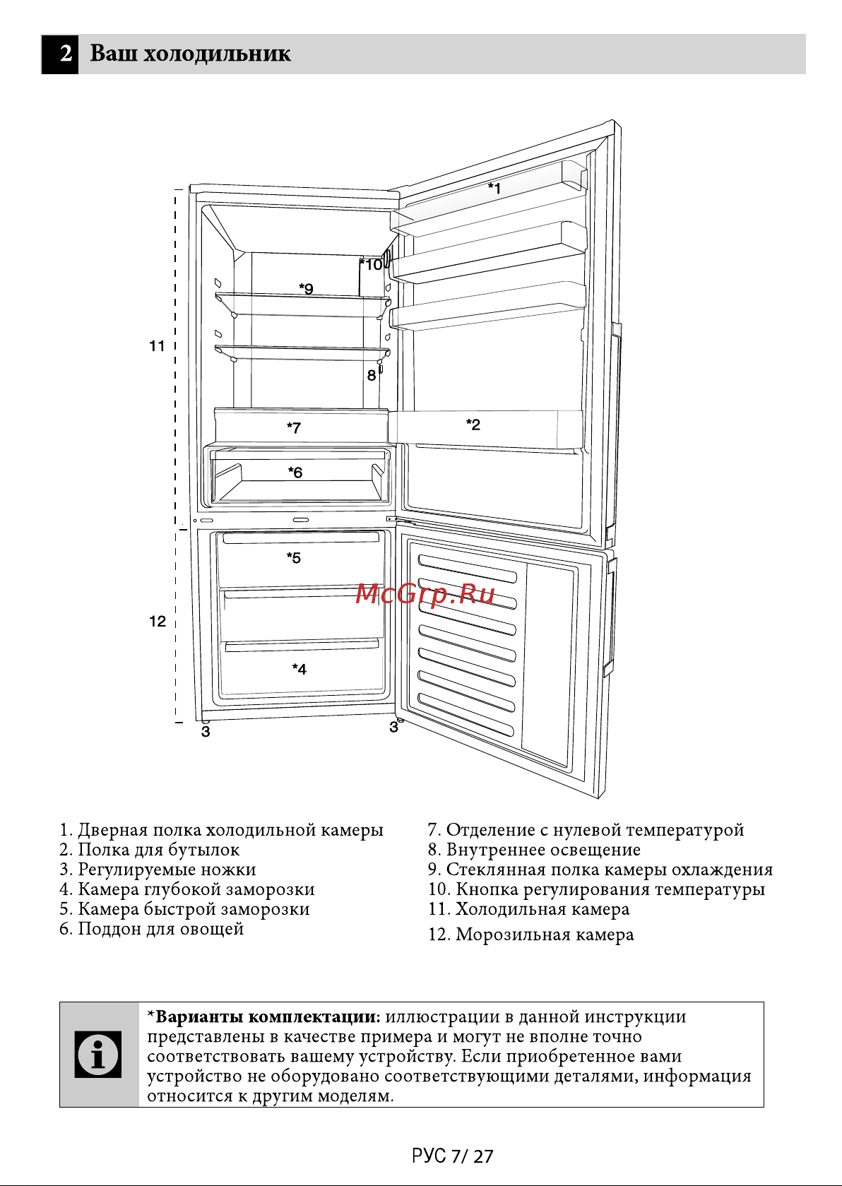 Beko RCNK 321K20 W Руководство по эксплуатации онлайн [6/25] 778601
