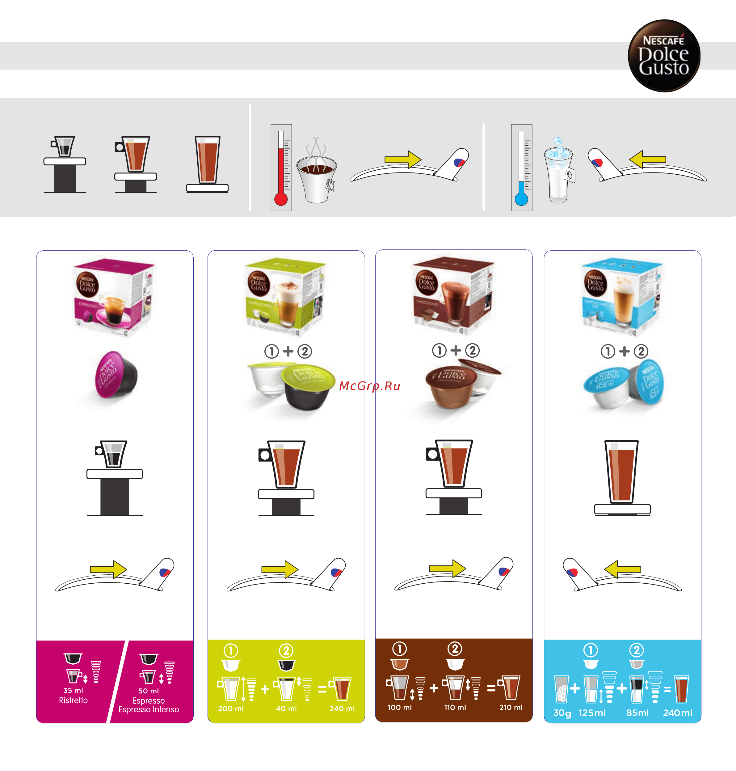 Krups Dolce Gusto Infinissima KP 173B [7/20] Примерынапитков