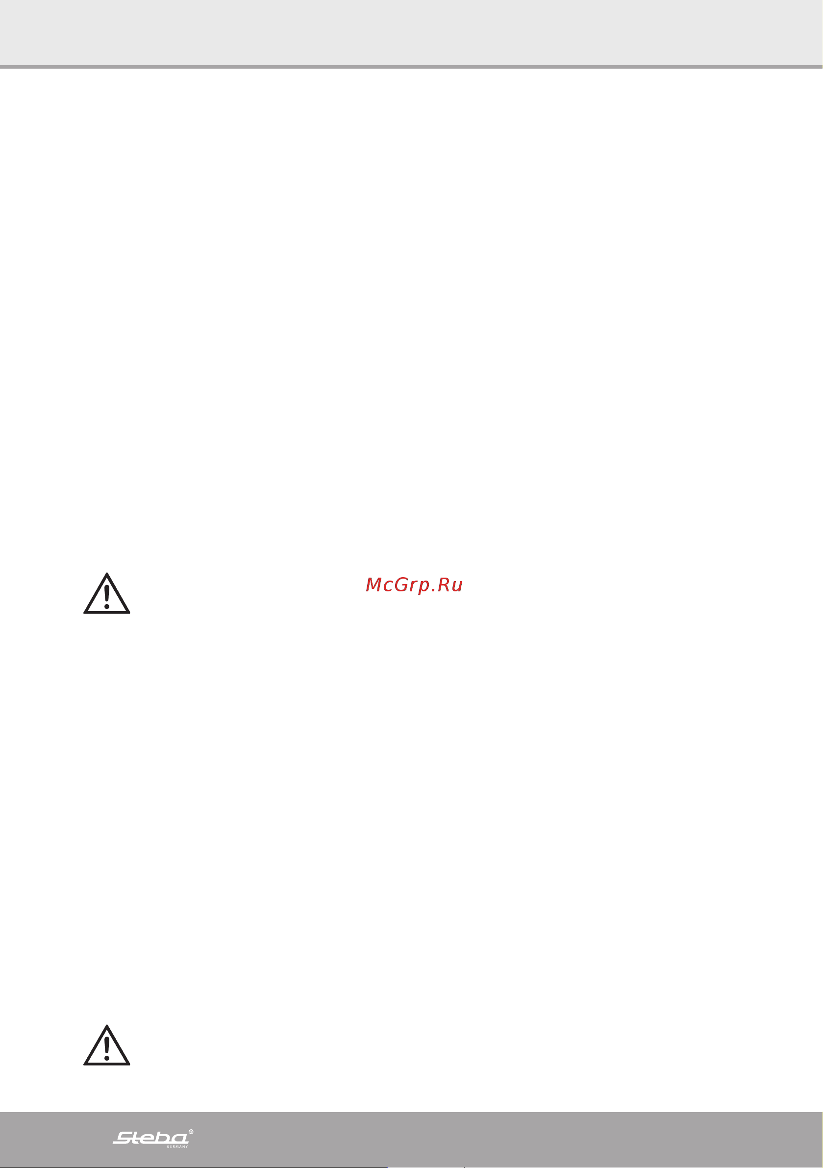 Steba IK 750 [12/46] Safety information