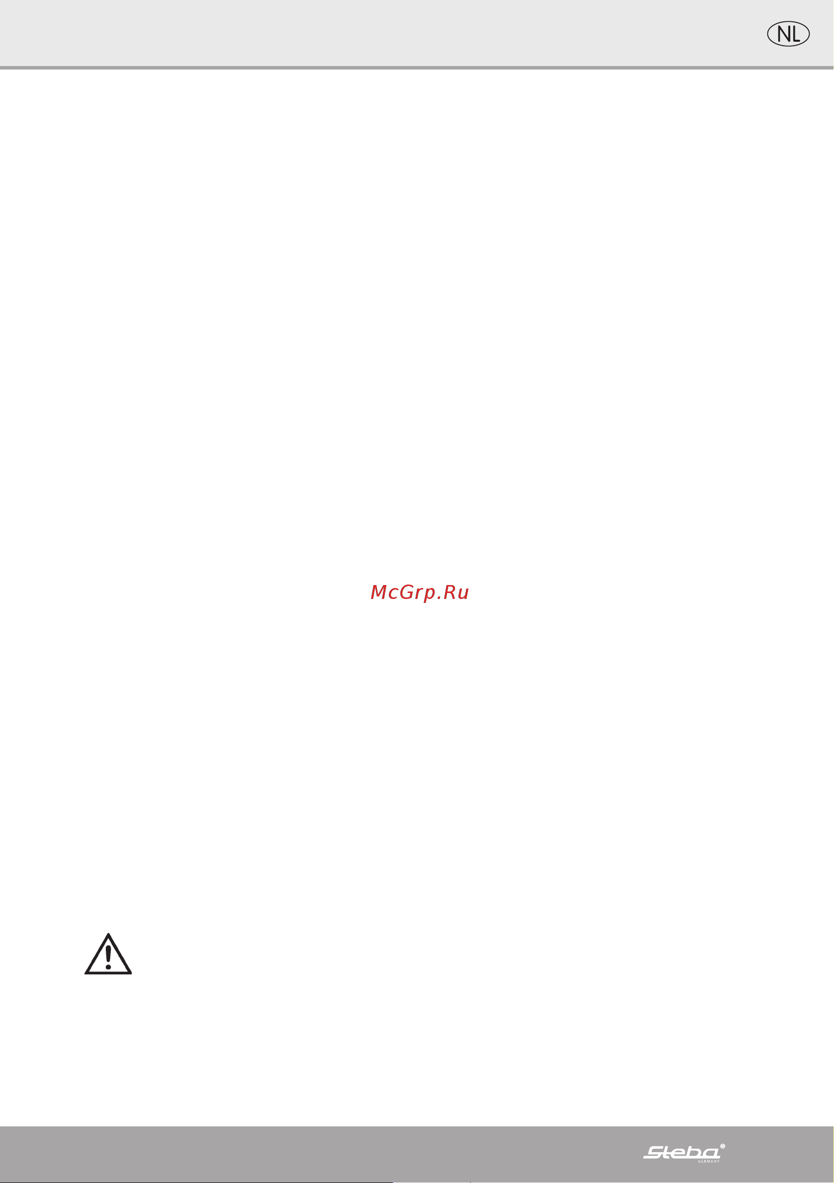 Steba IC 30 [25/42] Algemeen