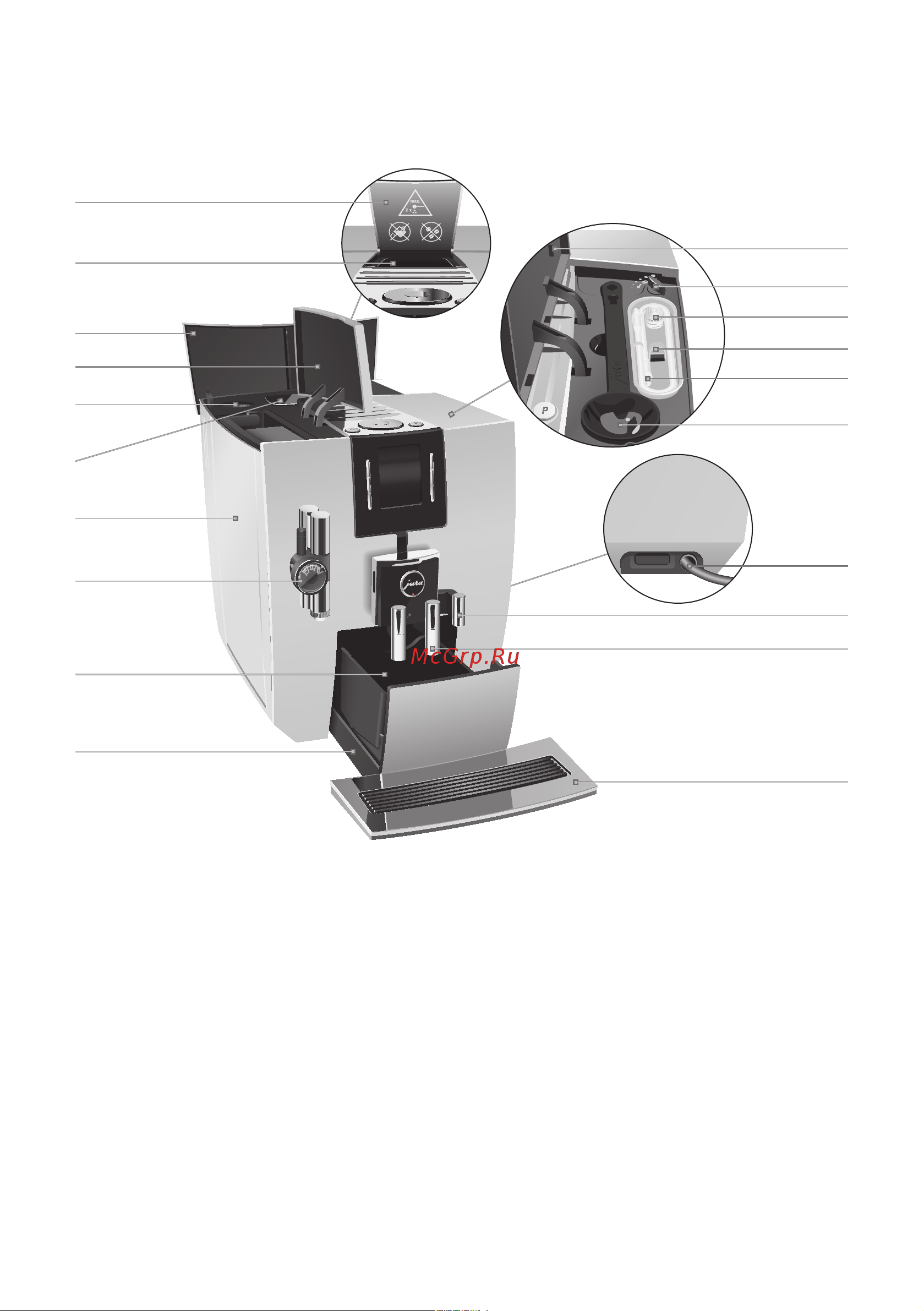 Jura J6 Brilliant 15111 [4/60] Элементы управления