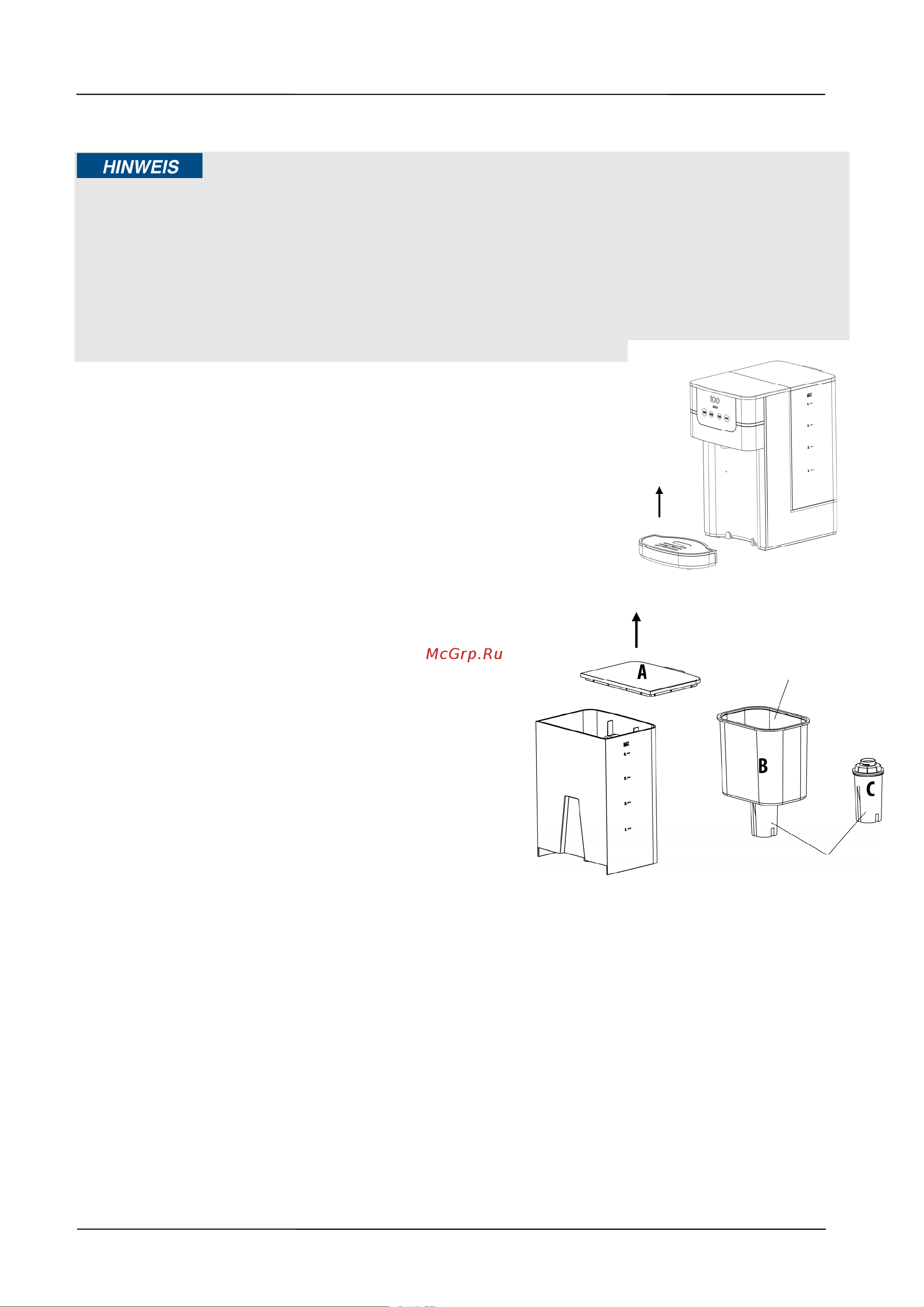 Caso HW 1000 [21/107] Reinigung und pflege