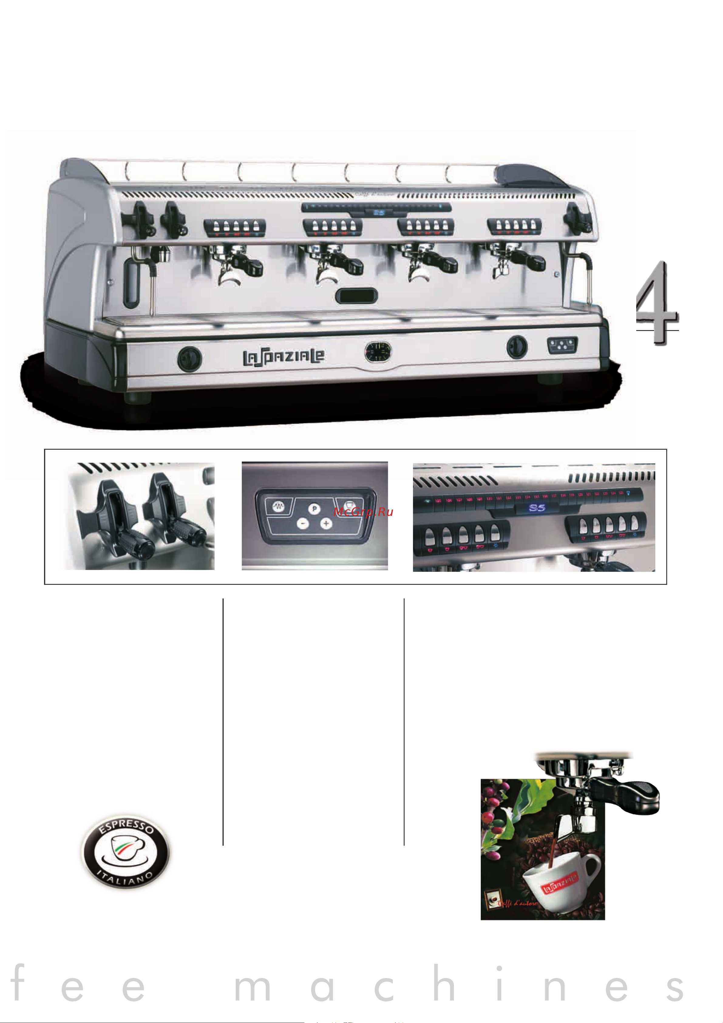 La Sommeliere LA SPAZIALE S5 EK 3 GR [3/16] E s p r e s s o c o f f e e m a c h i n e s