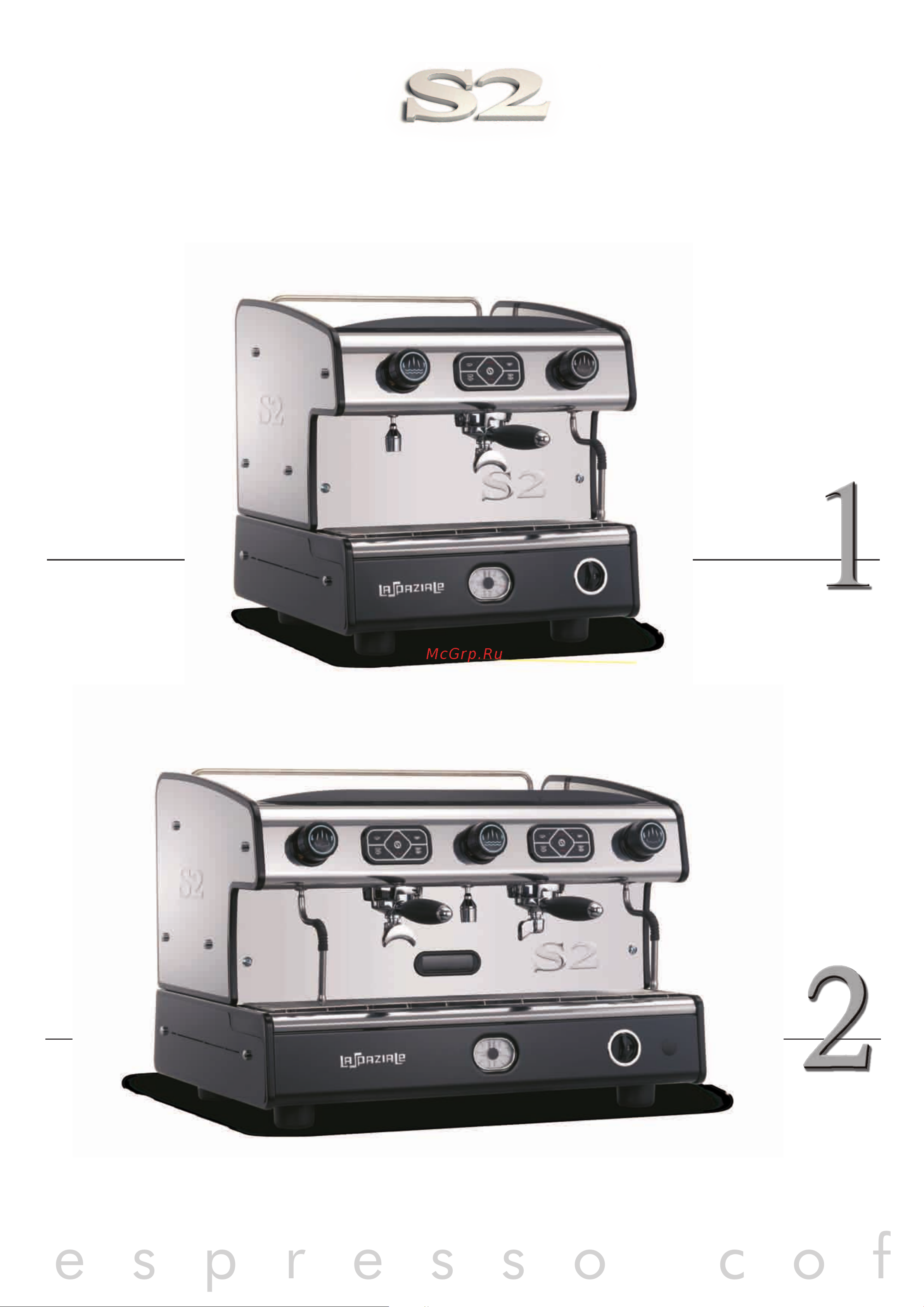 La Sommeliere LA SPAZIALE S2 EK 3 GR [2/12] E s p r e s s o c o f f e e m a c h i n e s
