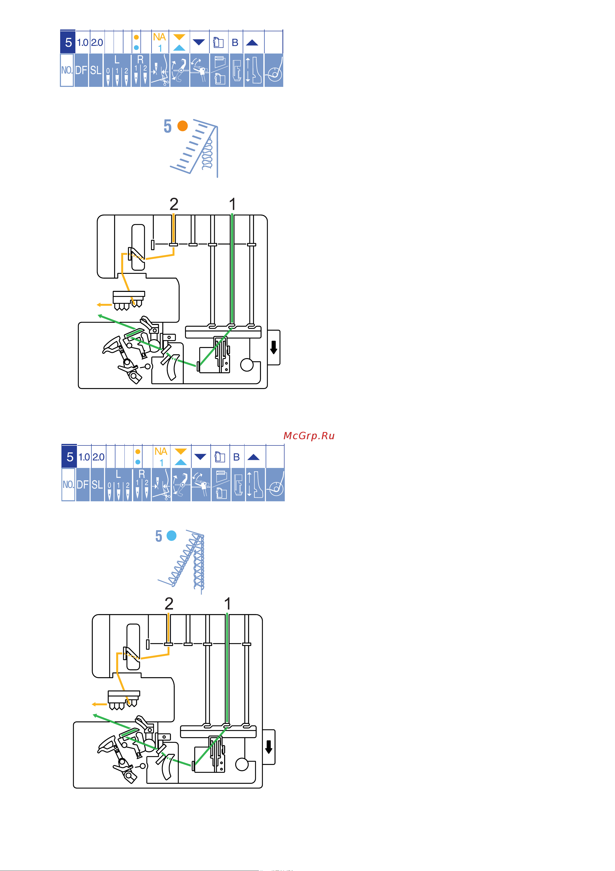 Janome 1200 D Руководство по эксплуатации онлайн [23/57] 778750