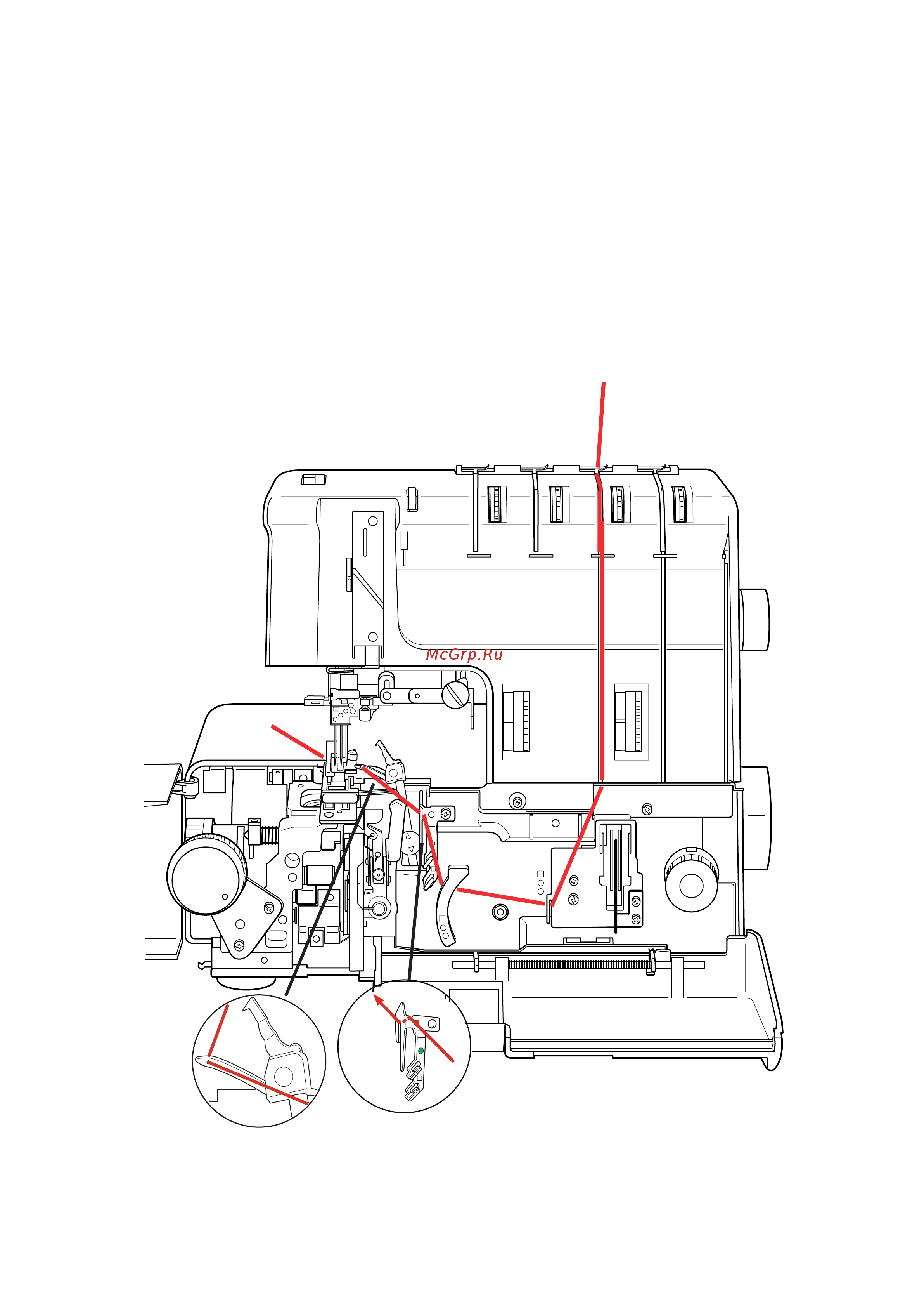 Janome 1200 D Руководство по эксплуатации онлайн [36/57] 778750