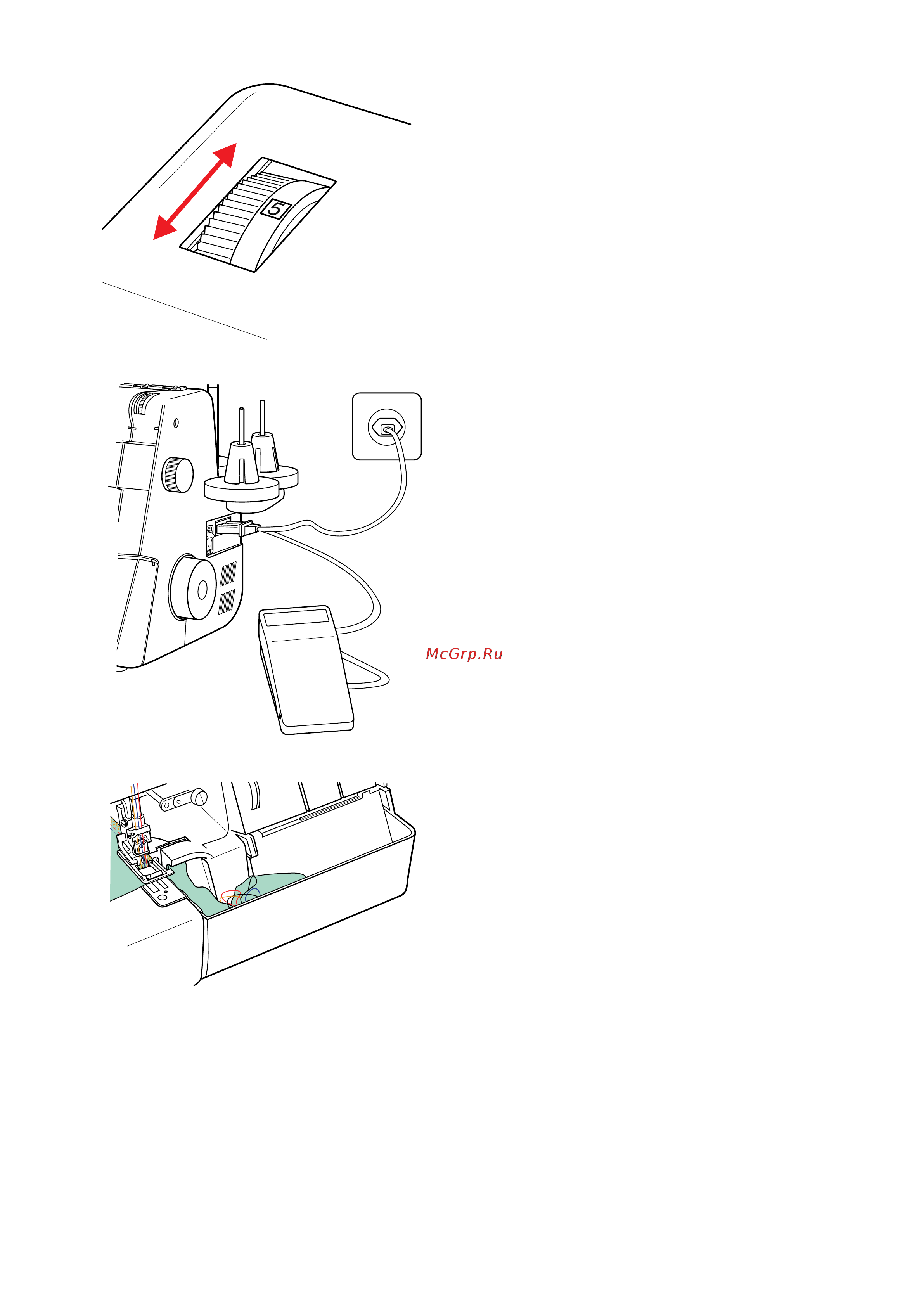 Janome 1200 D [40/57] Пробное шитьё