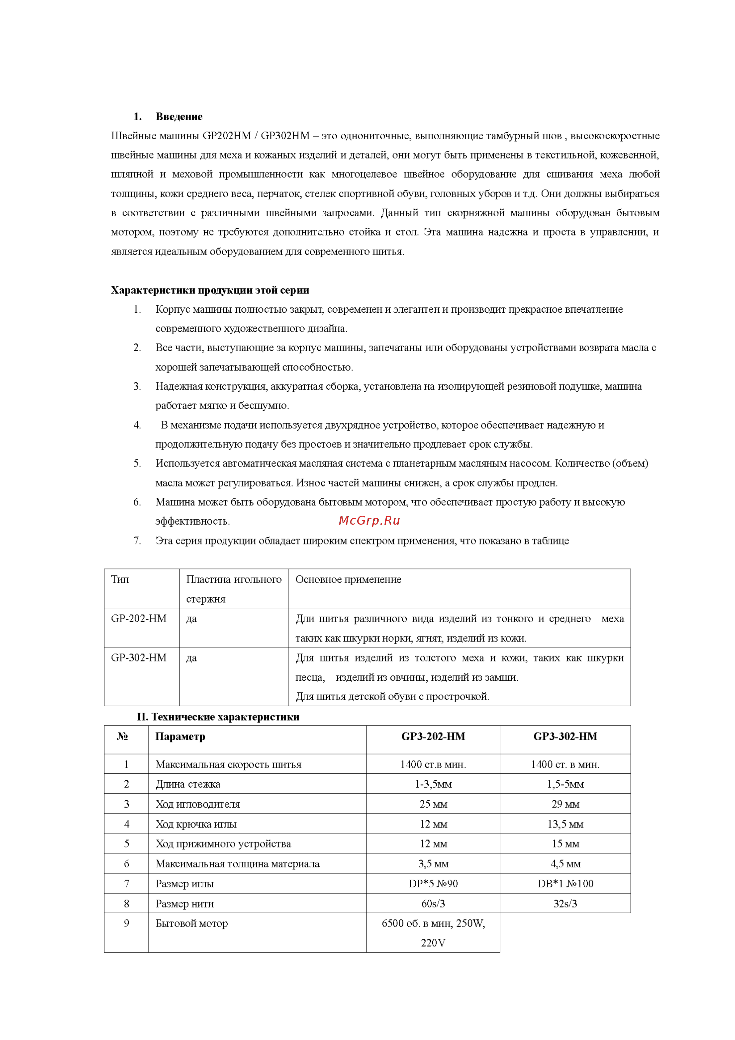 Aurora GP-202 HM new type Руководство по эксплуатации онлайн [2/12] 778764