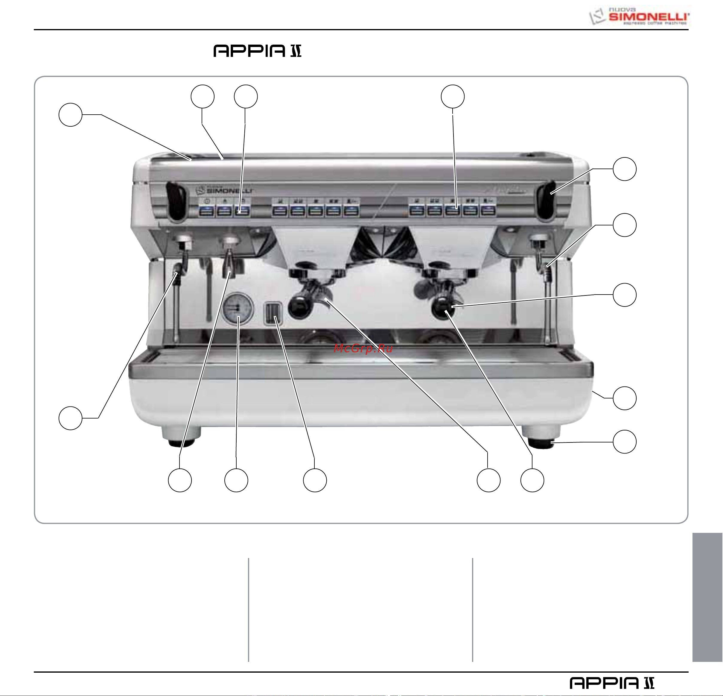 Nuova Simonelli Appia II 2 Gr V cup warmer [117/150] Descripción v s