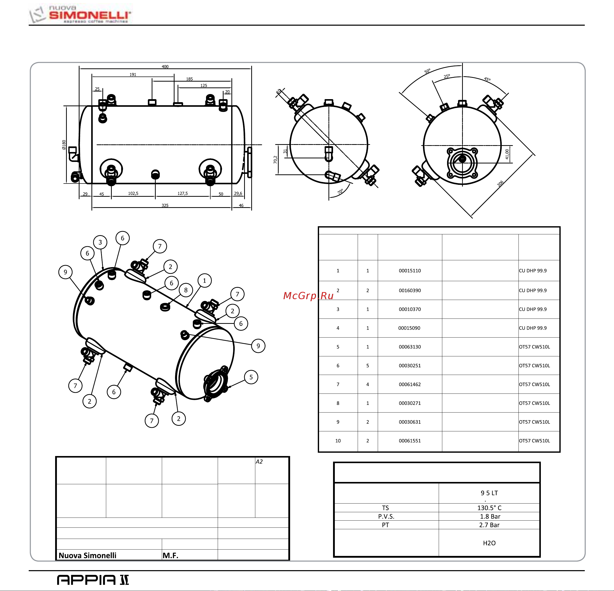 Nuova Simonelli Appia II 2 Gr V cup warmer [144/150] Beschreibung