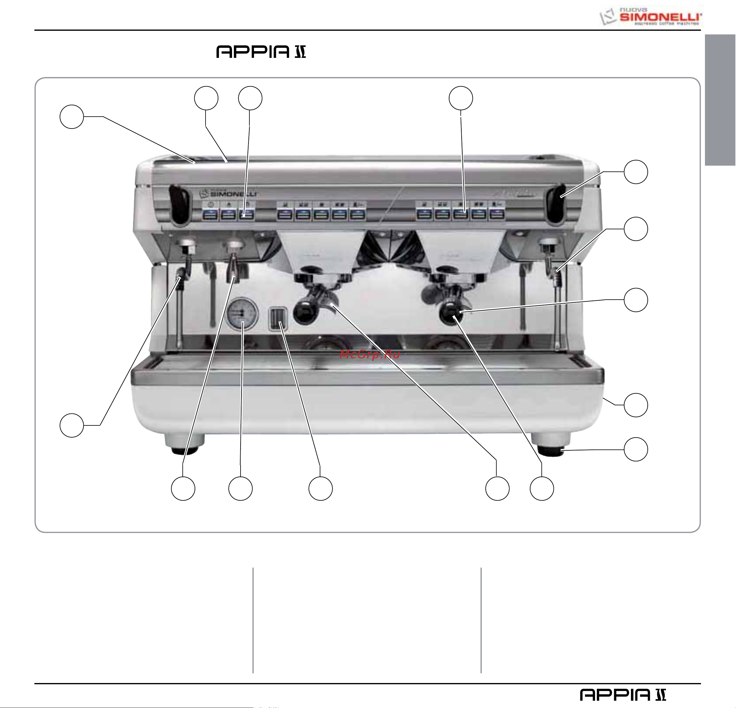 Nuova Simonelli Appia II 2 Gr V cup warmer [9/150] Descrizione v s