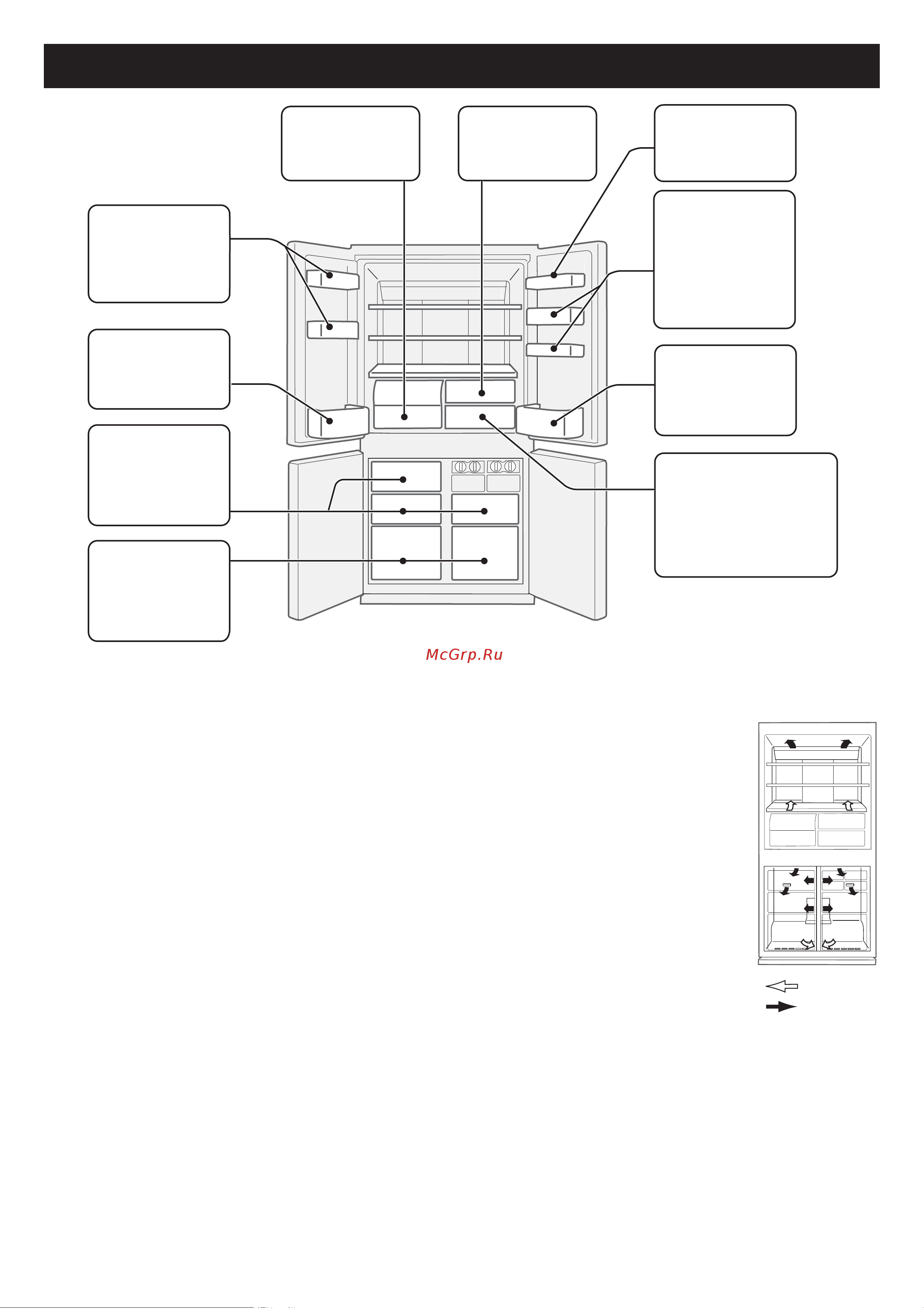 Sharp SJFJ97VBK [12/28] Хранение продуктов