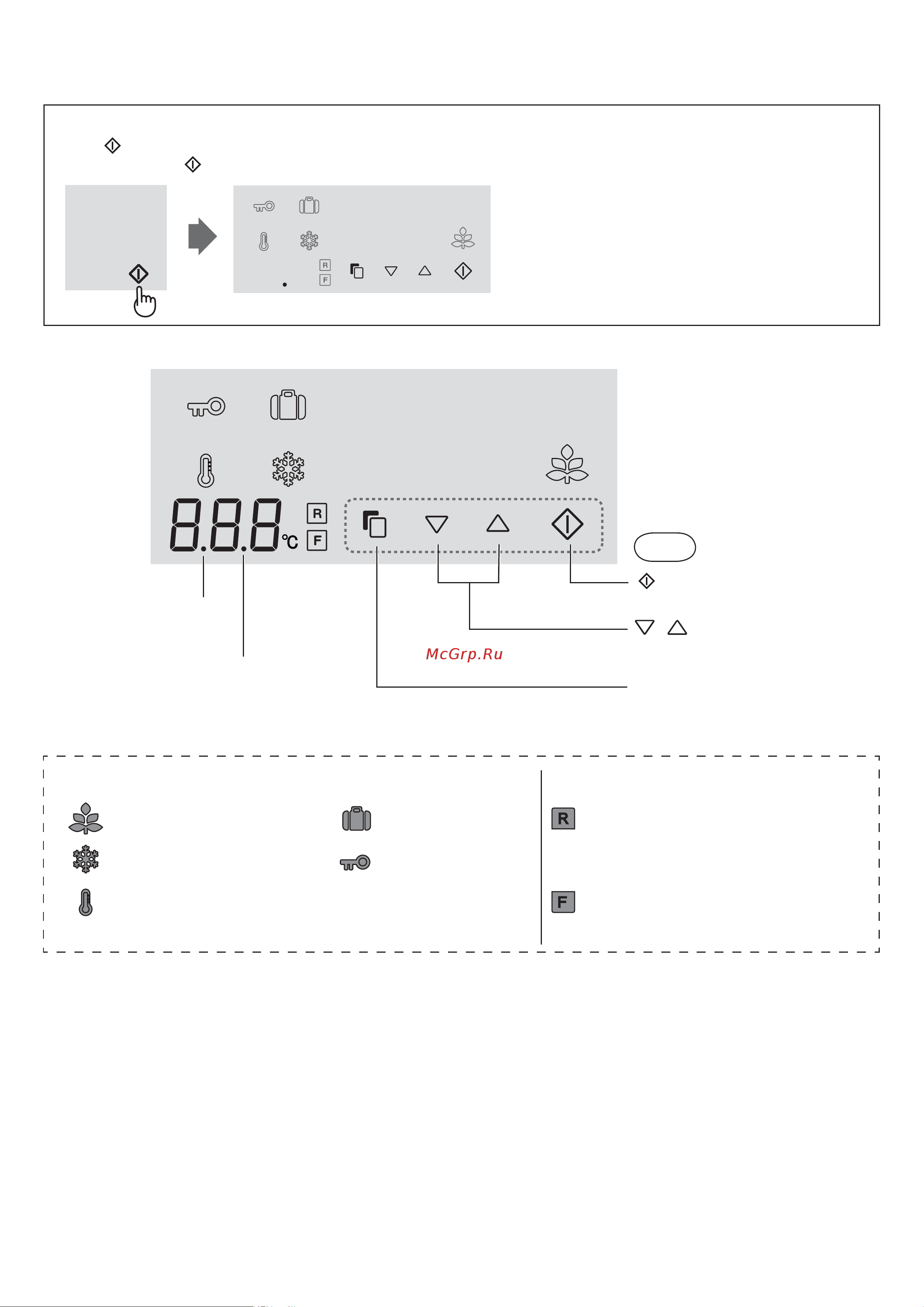 Sharp SJFJ97VBK [18/28] Touch control panel