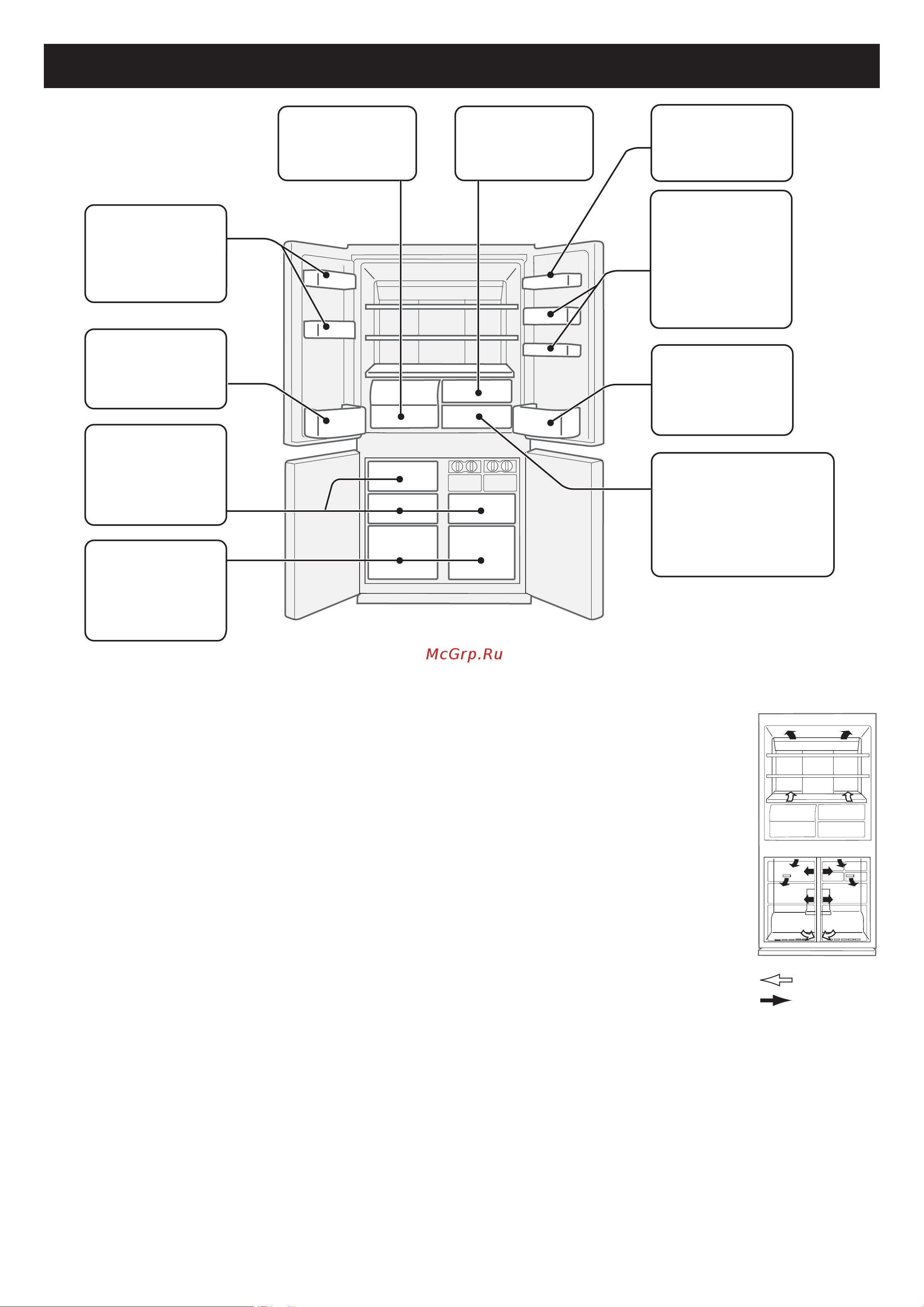 Sharp SJFJ97VBK [24/28] Storing food