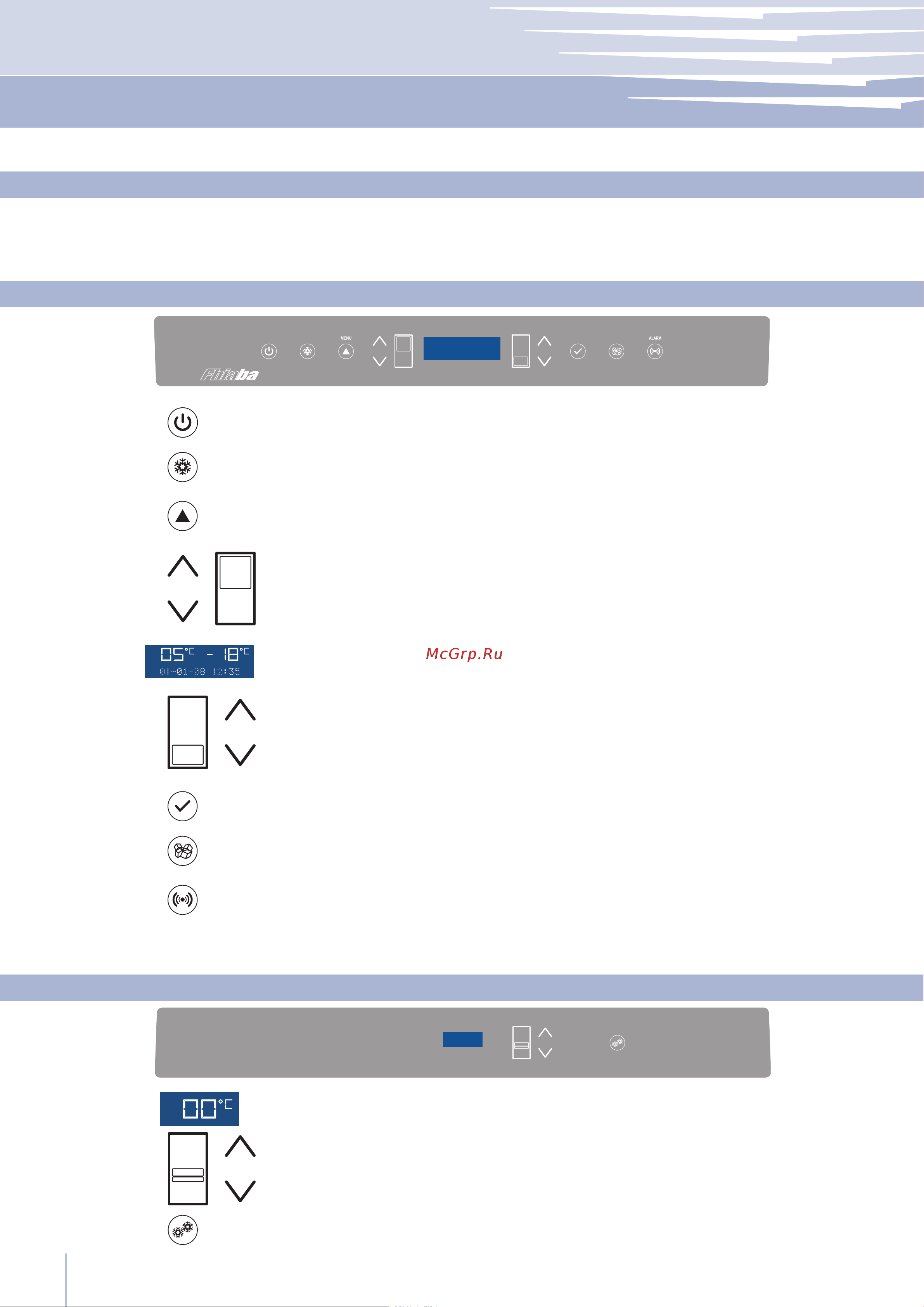 FHIABA S7490FR3 [6/26] Main control panel