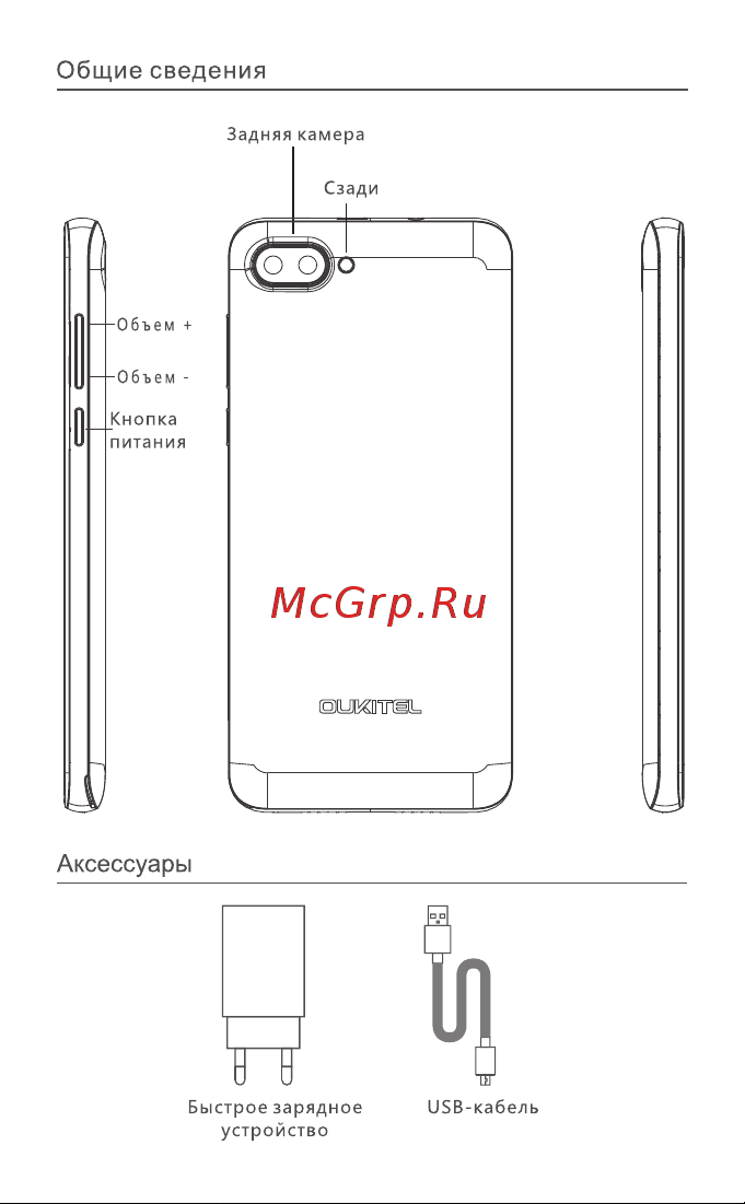 Oukitel C11 Руководство по эксплуатации онлайн [2/24] 778967
