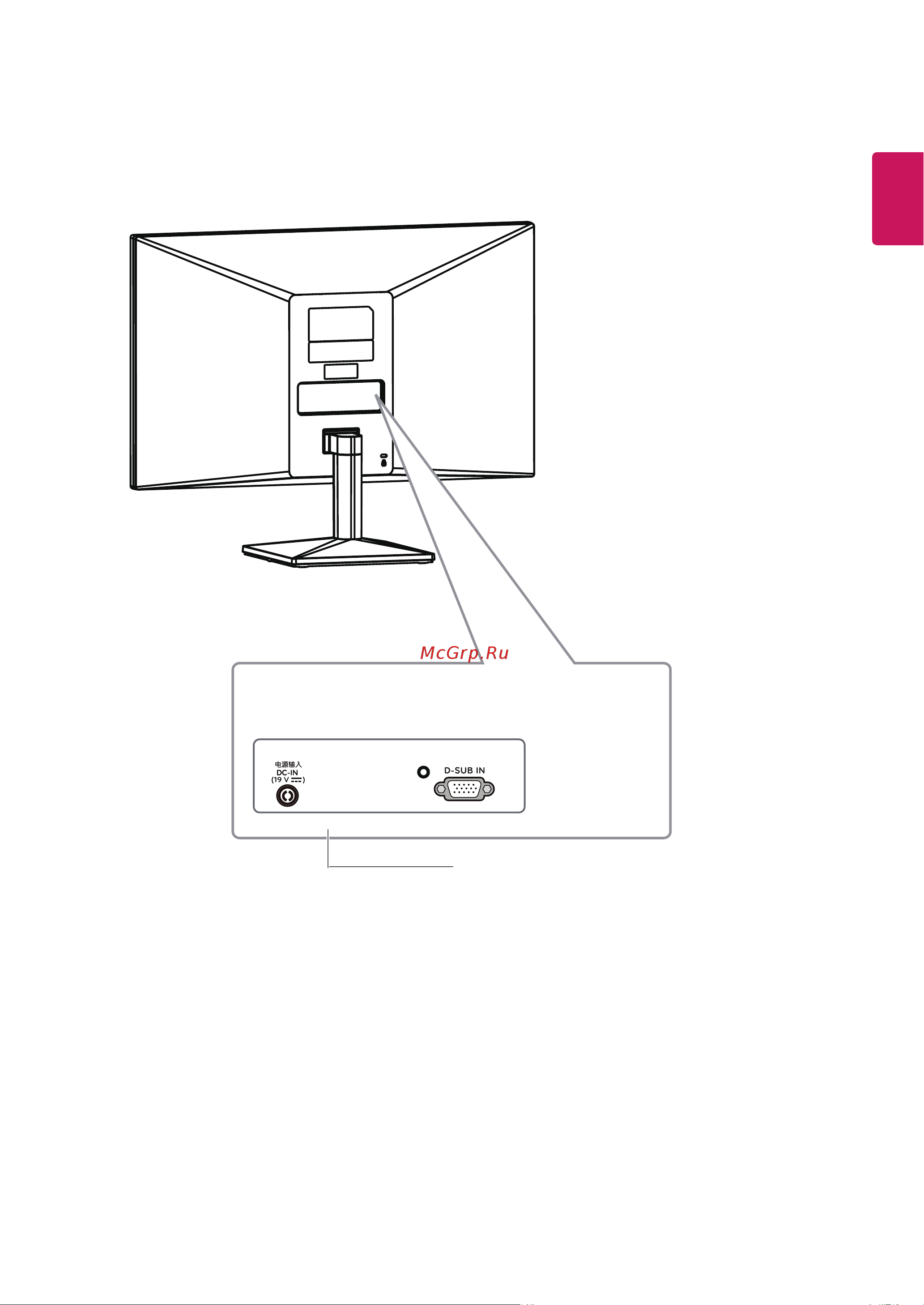LG 22MK400A-B (22MK400A-B.ARUZ) [7/22] Входные разъемы