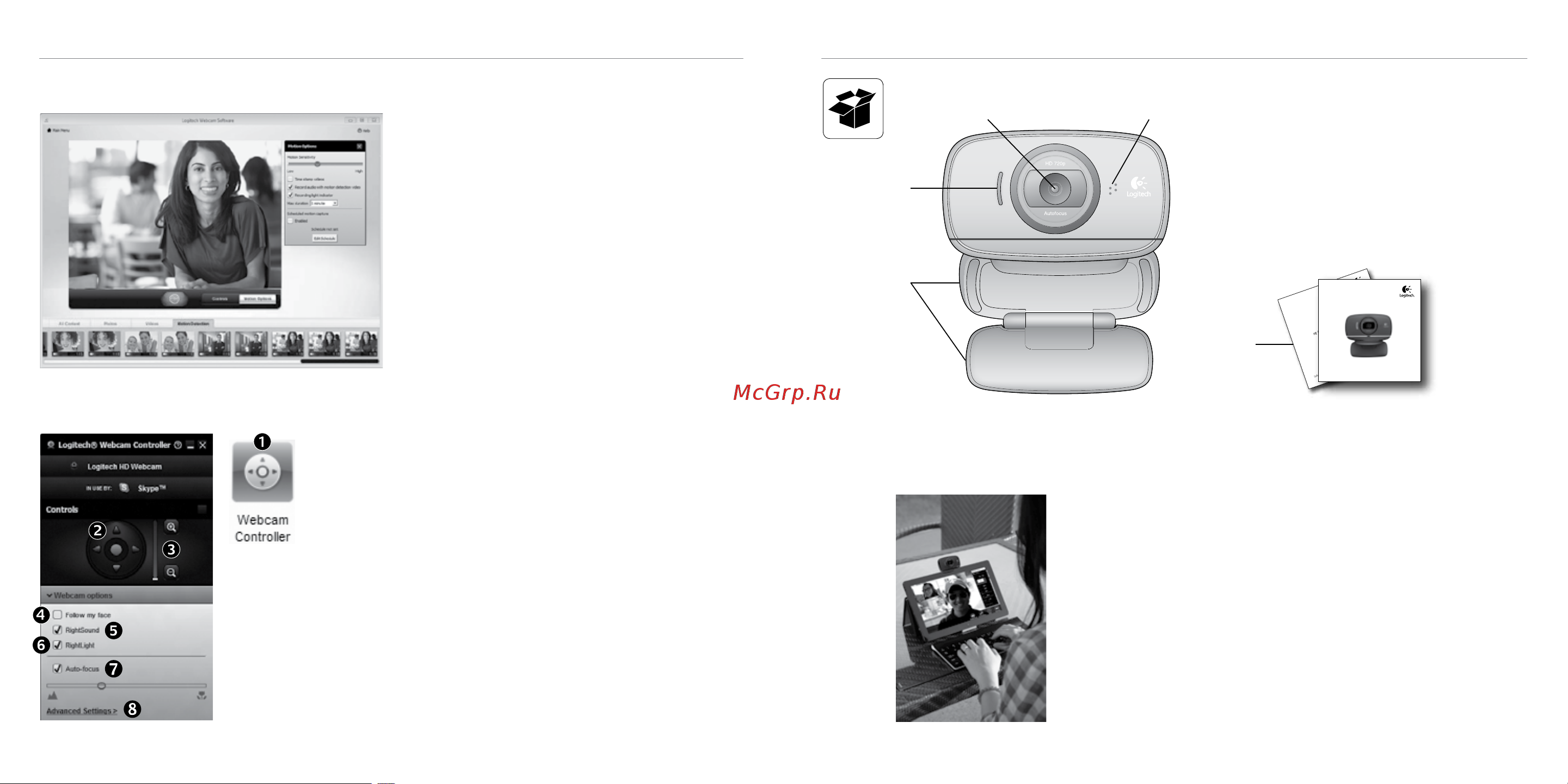 Logitech HD Webcam B525 [20/84] Dziękujemy za zakup kamery internetowej firmy logitech