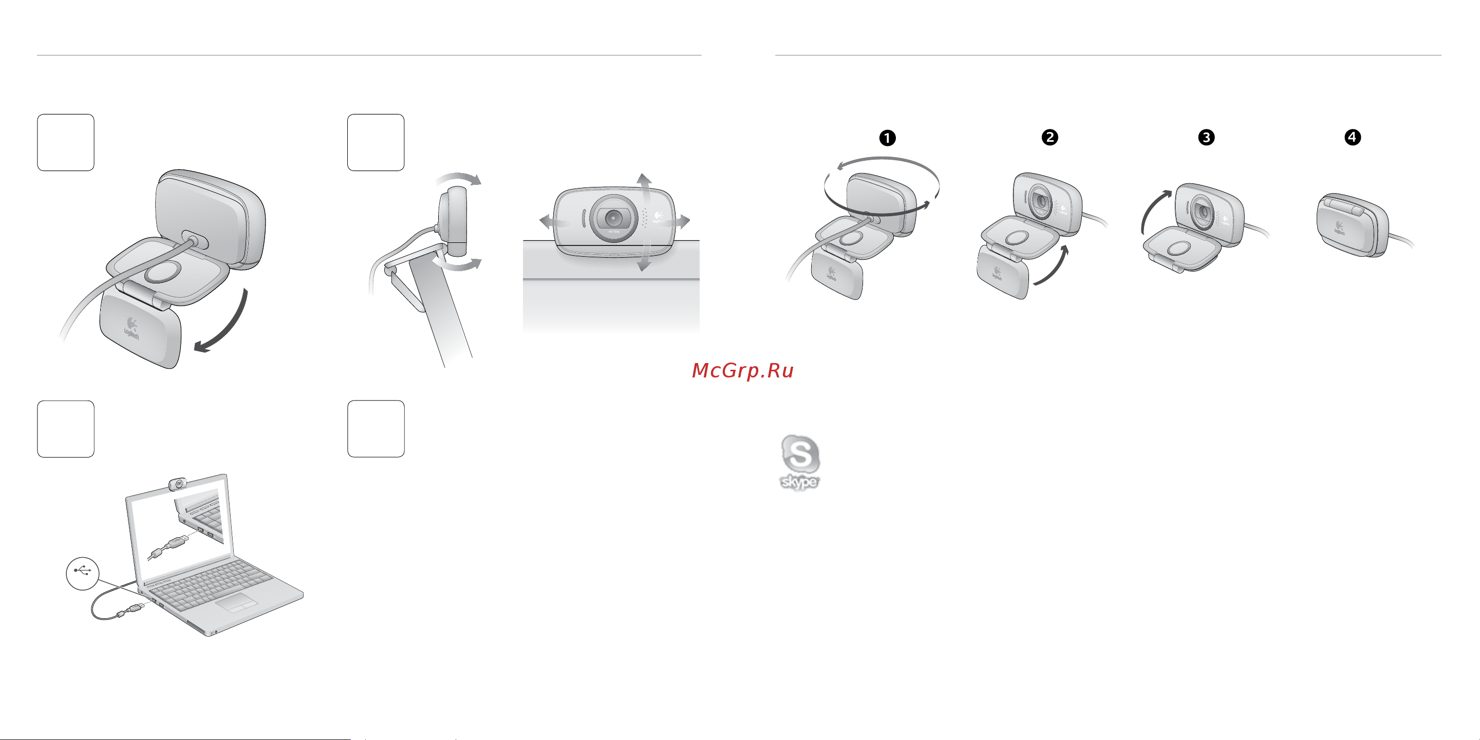 Logitech HD Webcam B525 [3/84] Setting up your webcam
