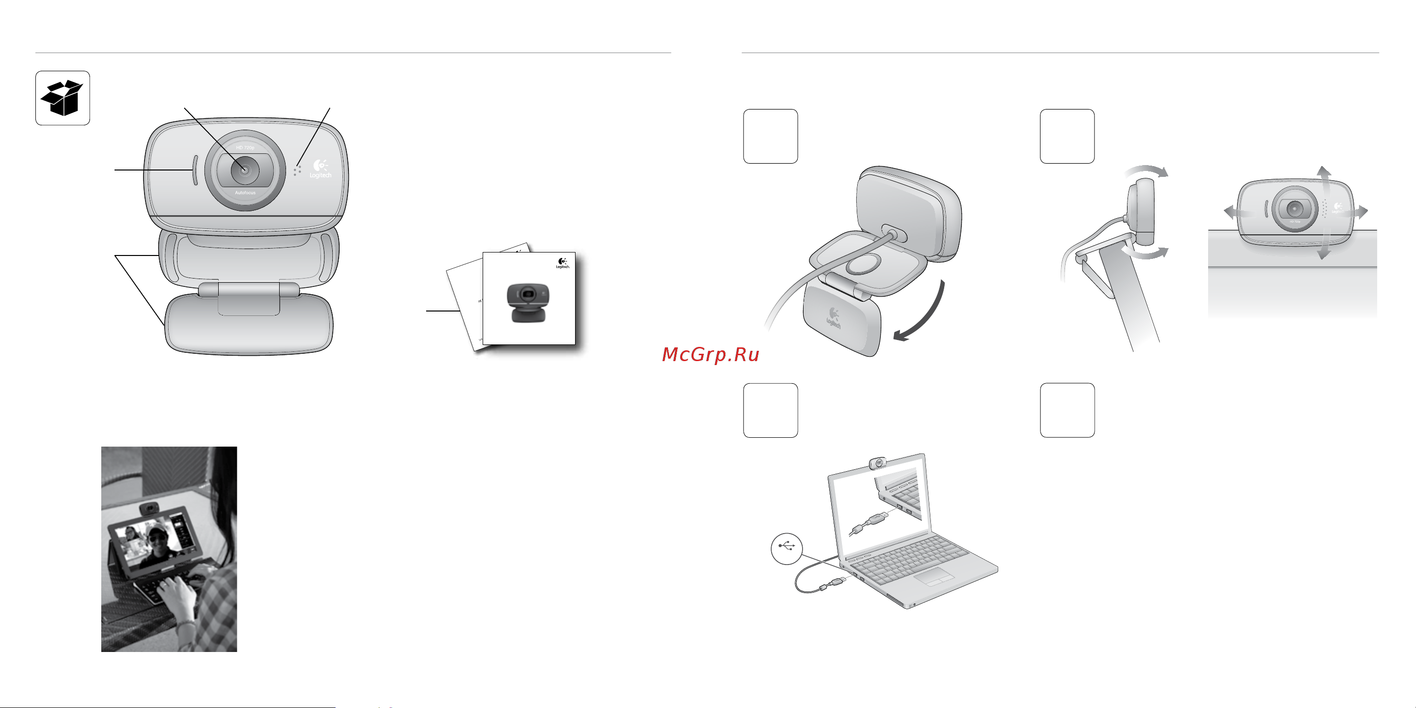 Logitech HD Webcam B525 [70/84] Dėkojame kad įsigijote logitech internetinę vaizdo kamerą