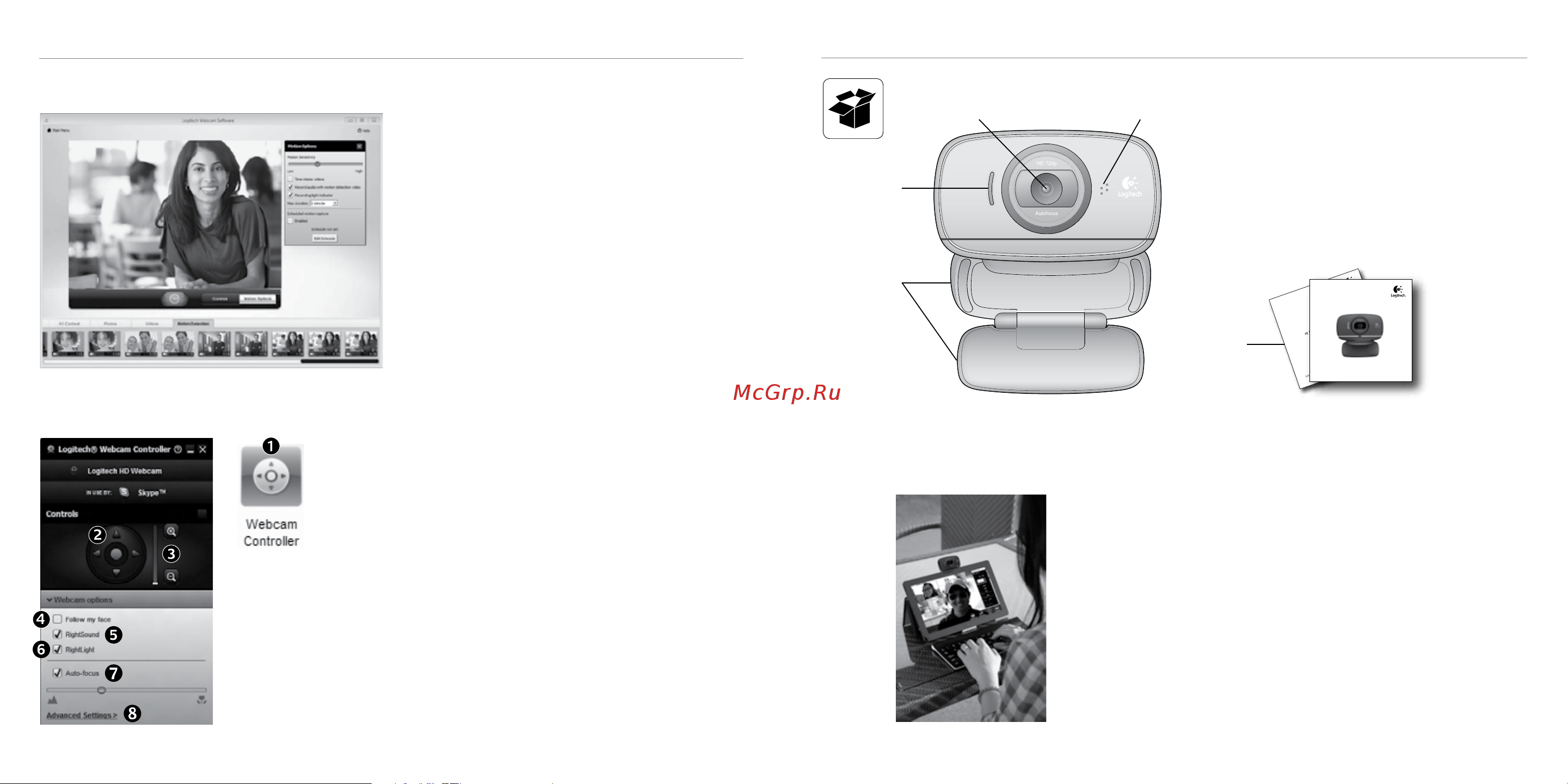 Logitech HD Webcam B525 [74/84] Grazie per avere acquistato una webcam logitech