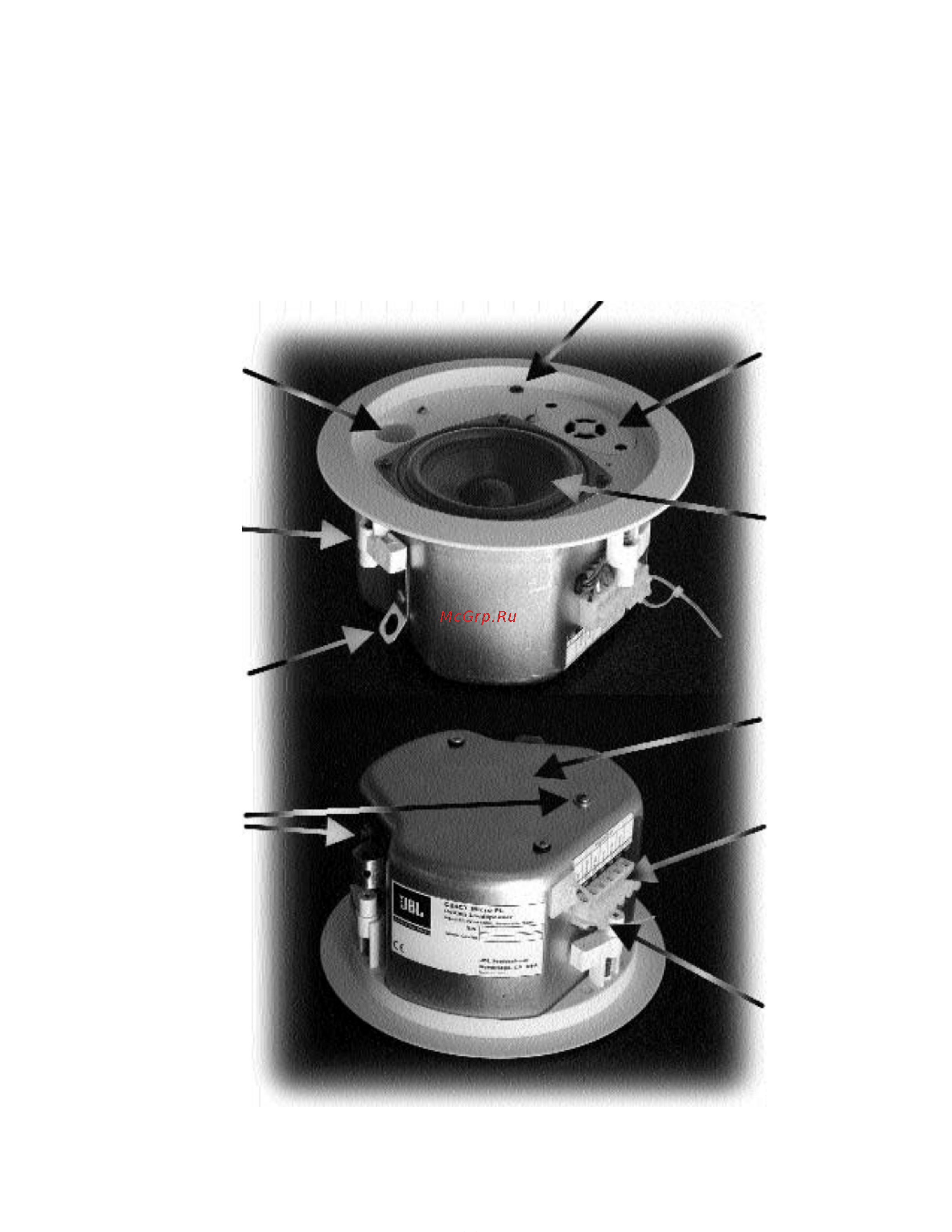 JBL CONTROL 24СT MICRO [4/16] Product feature identification