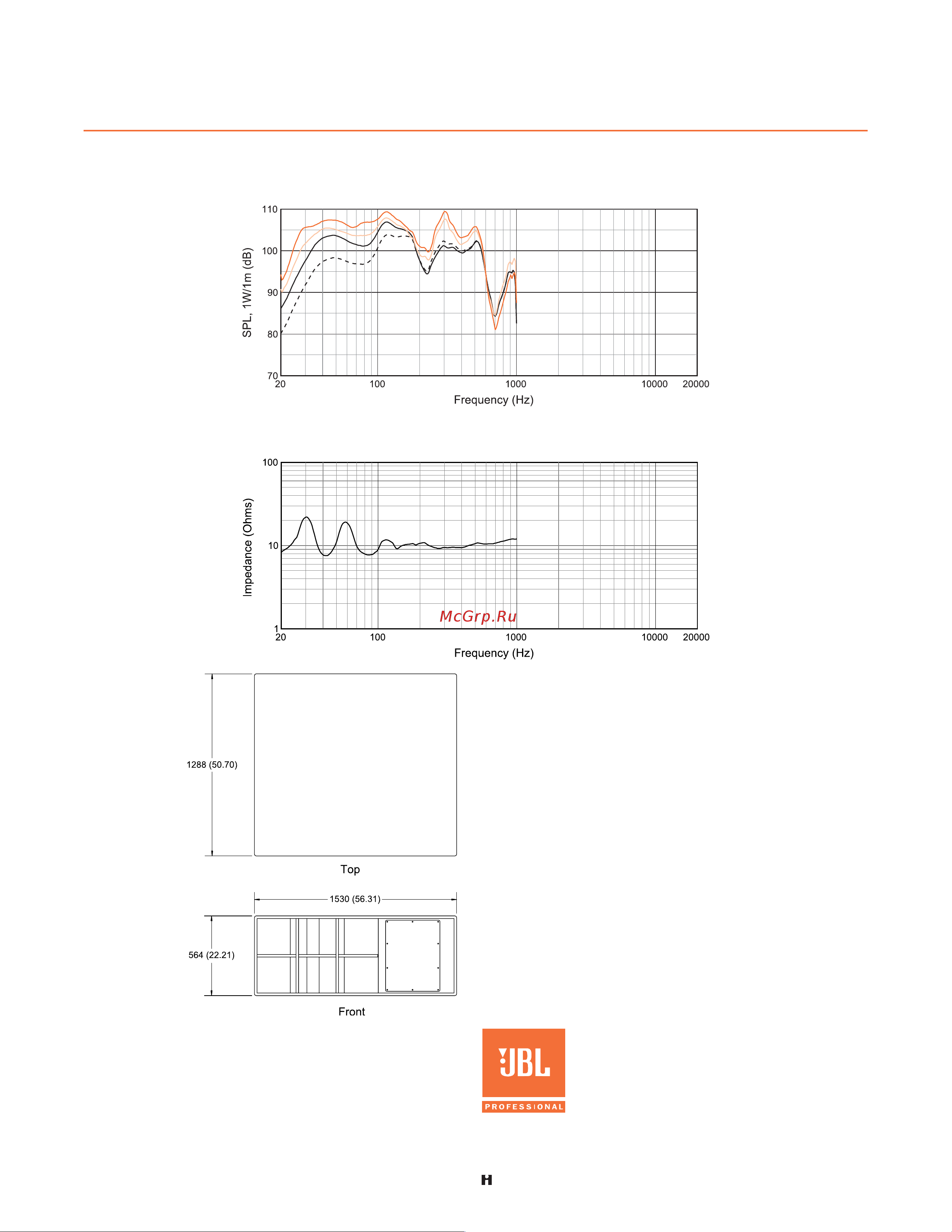 JBL ASH6118 [2/2] Ash6118 maximum impact horn loaded subwoofer