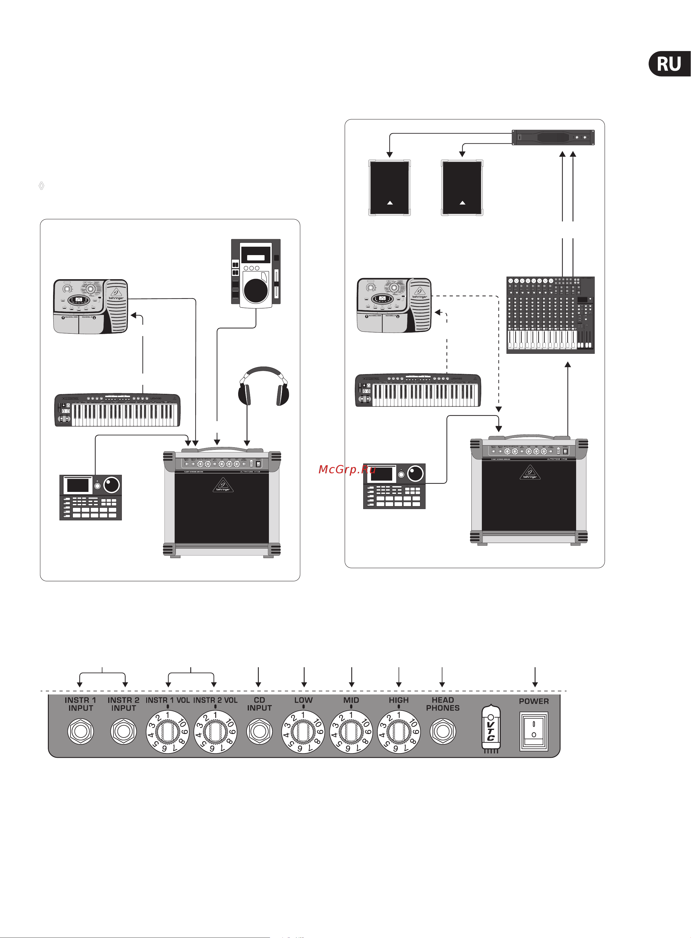 Behringer ULTRATONE KT108 [5/8] 1 2 3 4 5 6 7 8