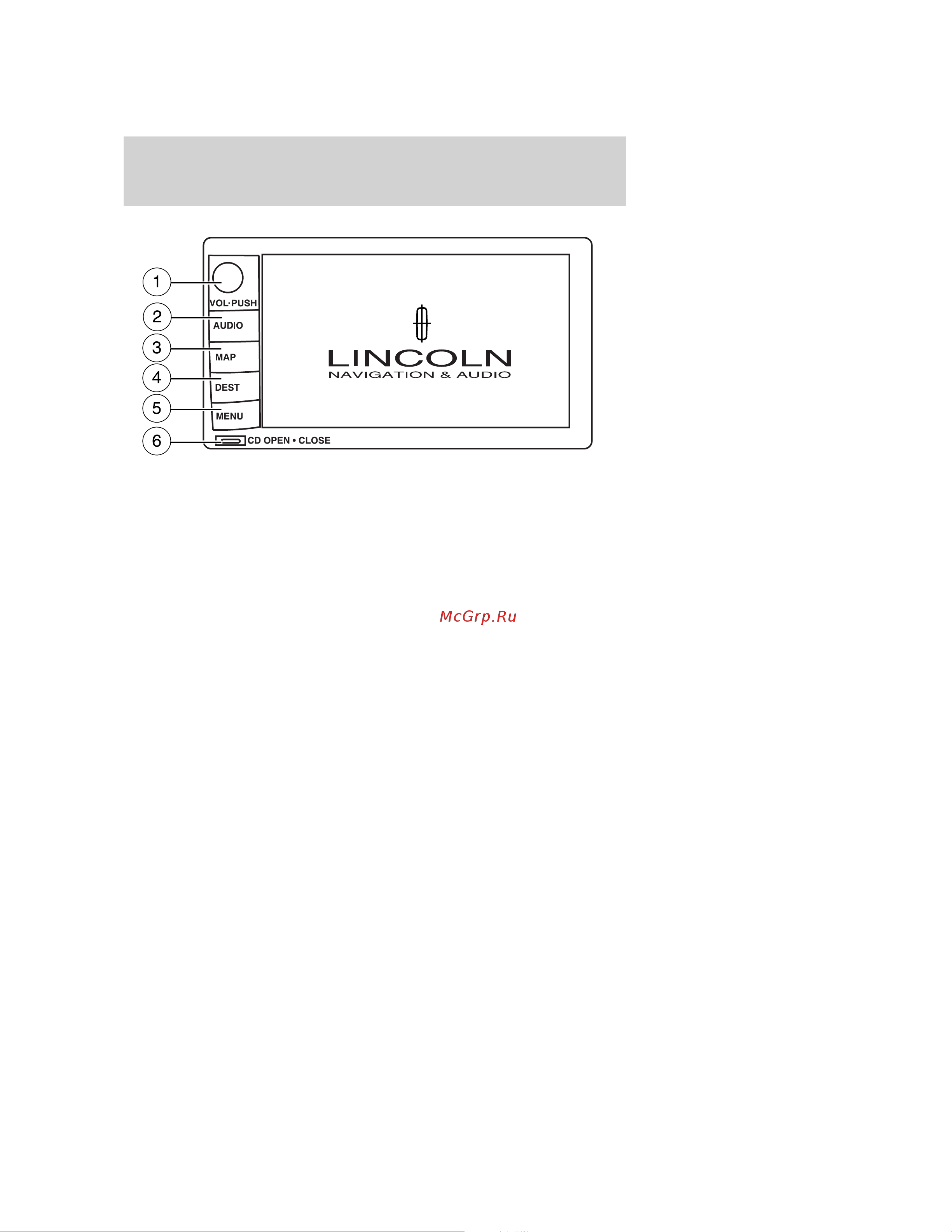 Lincoln Town Car (2003) [25/272] Entertainment systems