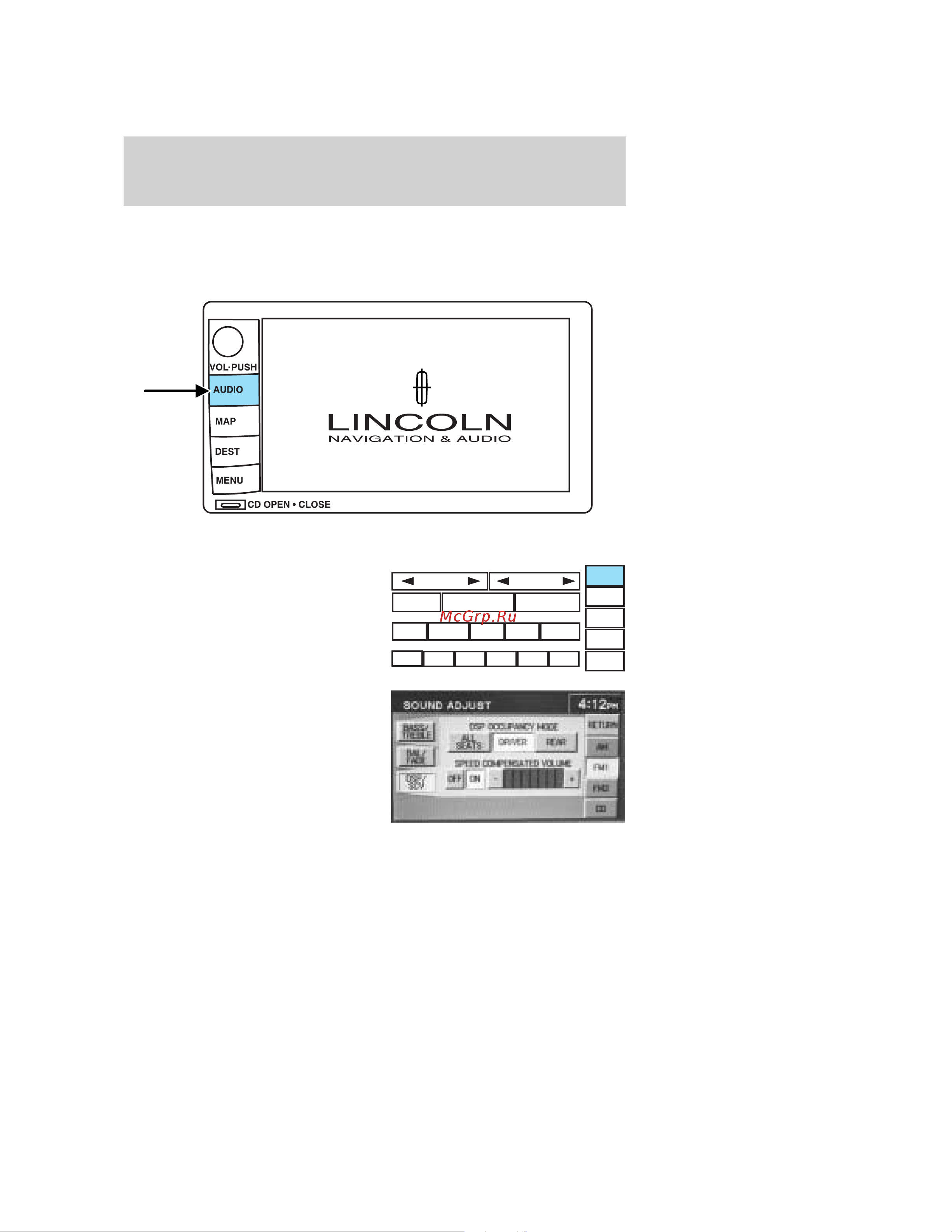 Lincoln Town Car (2003) [31/272] Entertainment systems