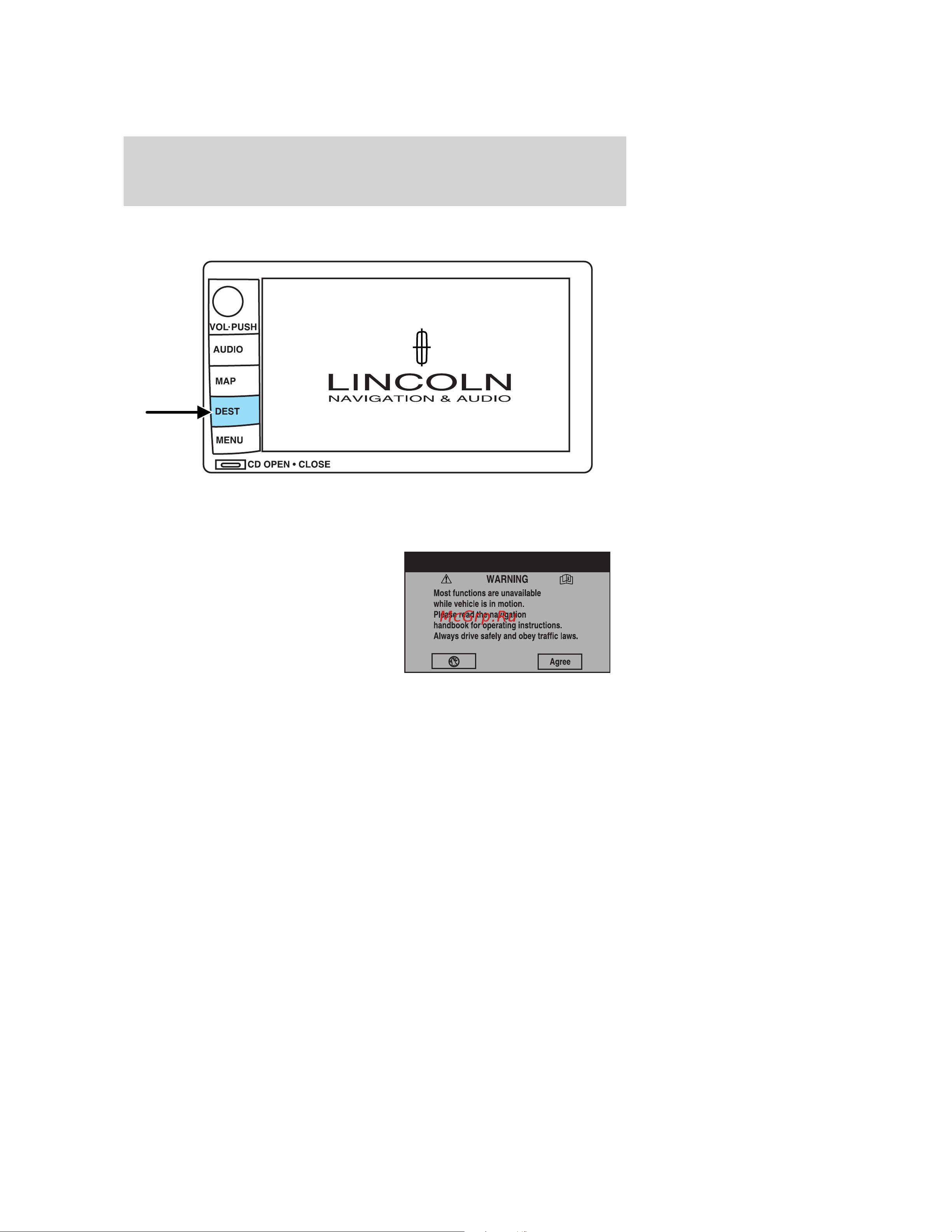 Lincoln Town Car (2003) [50/272] Entertainment systems