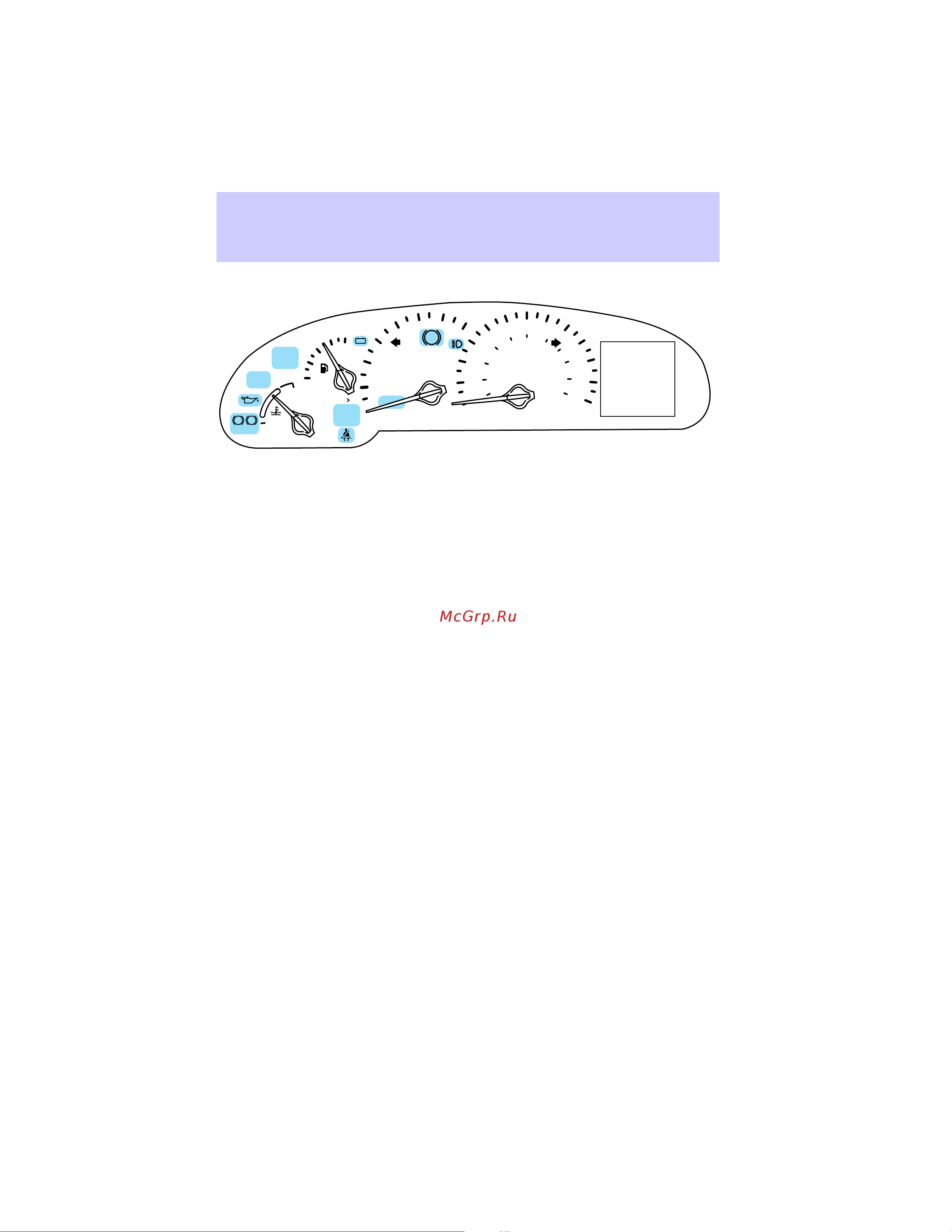 Lincoln Continental (2002) [10/232] Instrument cluster