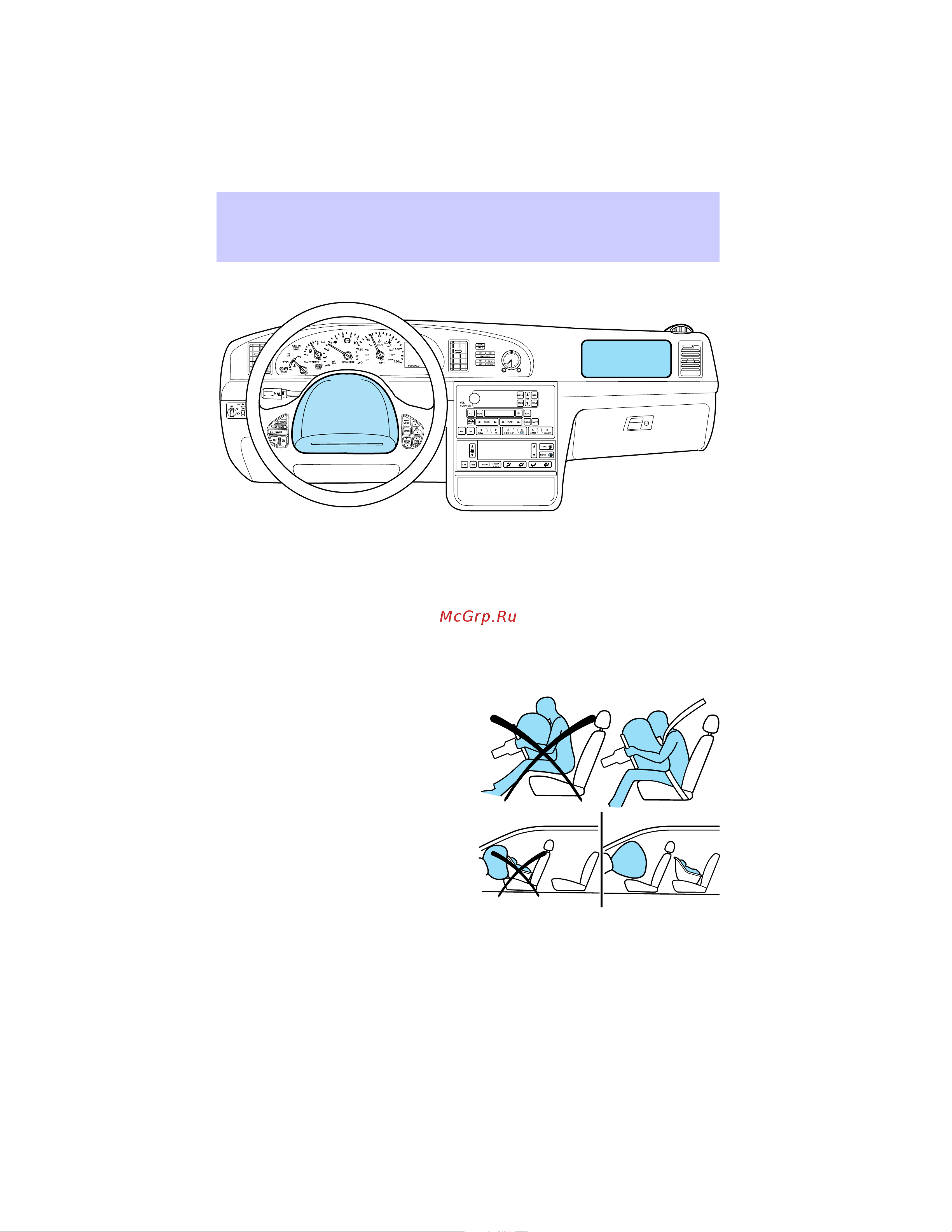 Lincoln Continental (2002) [111/232] Seating and safety restraints