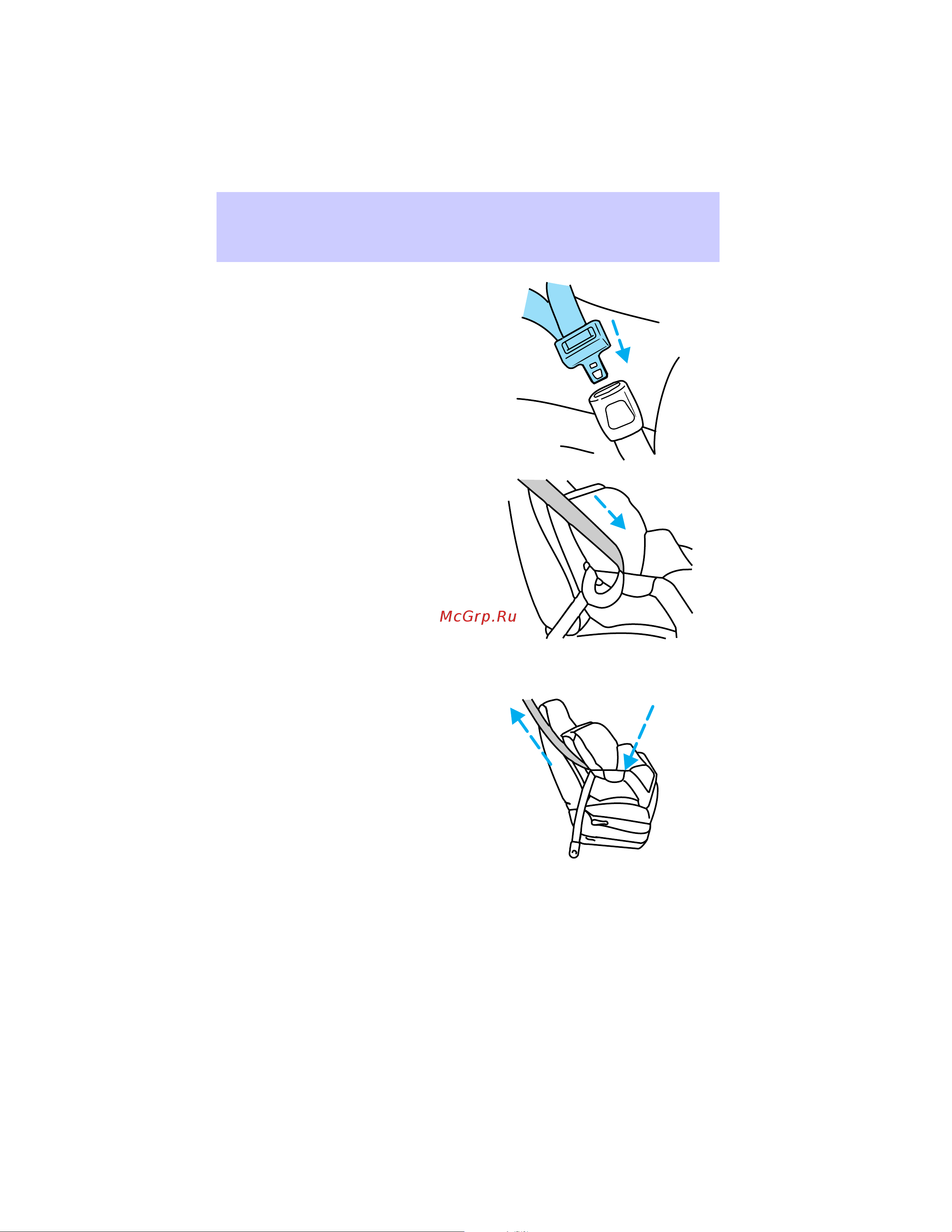 Lincoln Continental (2002) [125/232] Seating and safety restraints