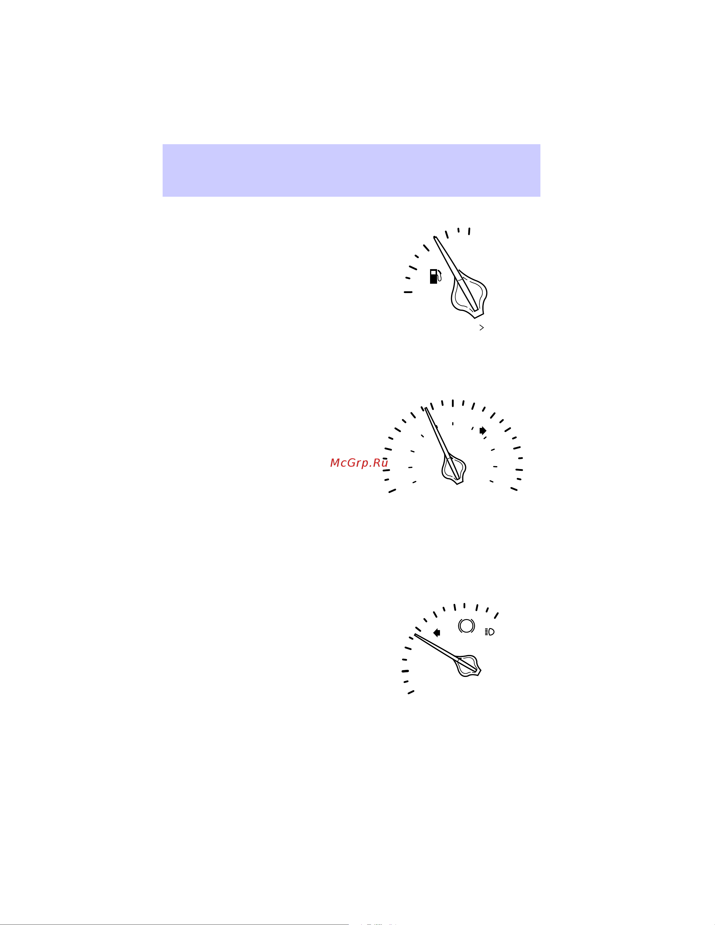 Lincoln Continental (2002) [15/232] Instrument cluster