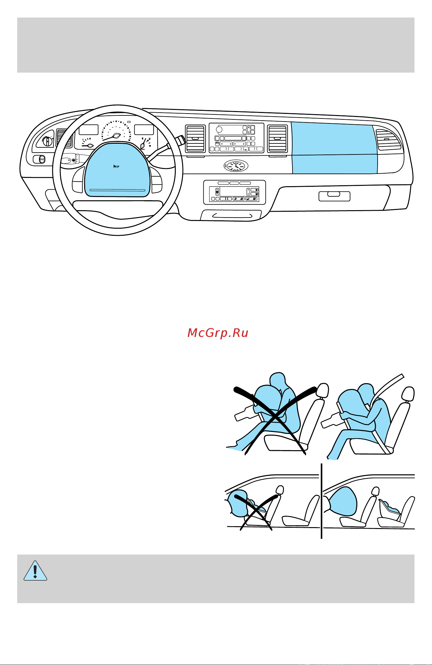 Lincoln Town Car (2001) [110/240] Seating and safety restraints