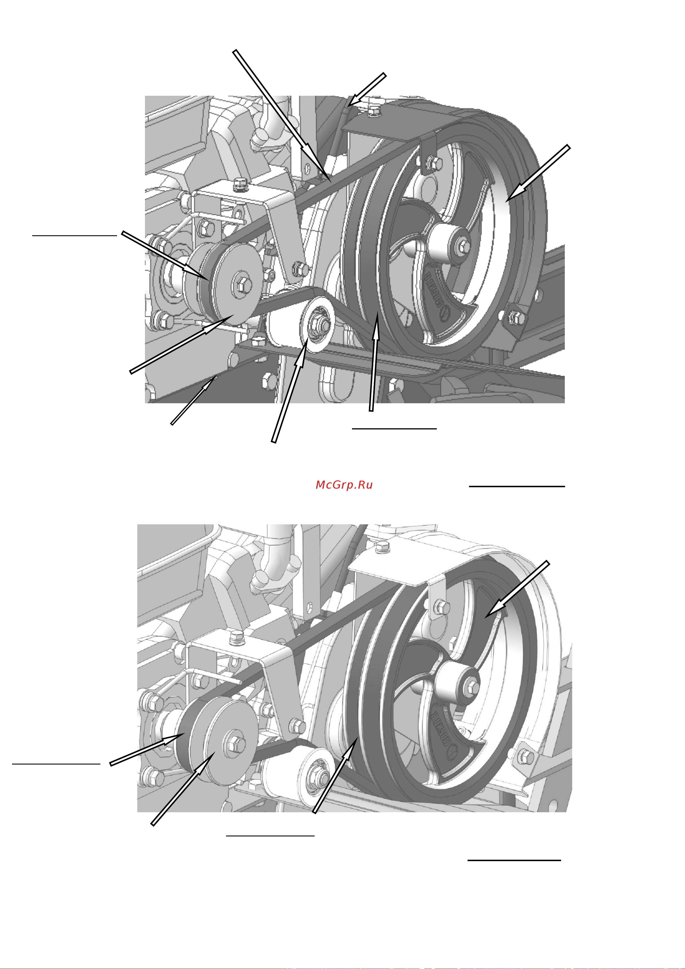Мобил К МКМ-4 Комфорт DK170F [24/32] Рис 6 схема установки и натяжения ремня на шкивах мотоблока