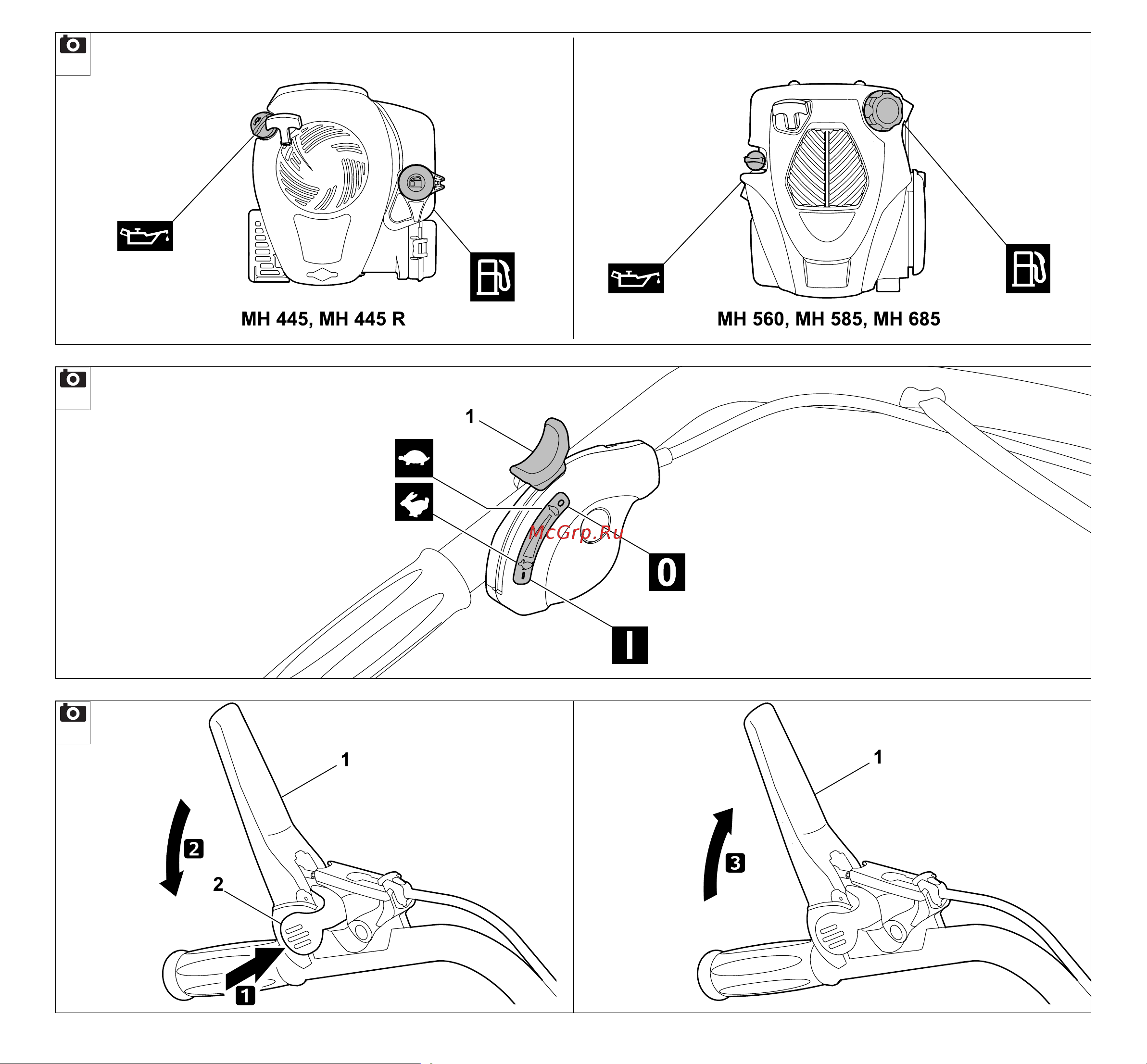Stihl MH 445.0 R Руководство по эксплуатации онлайн [13/53] 779233