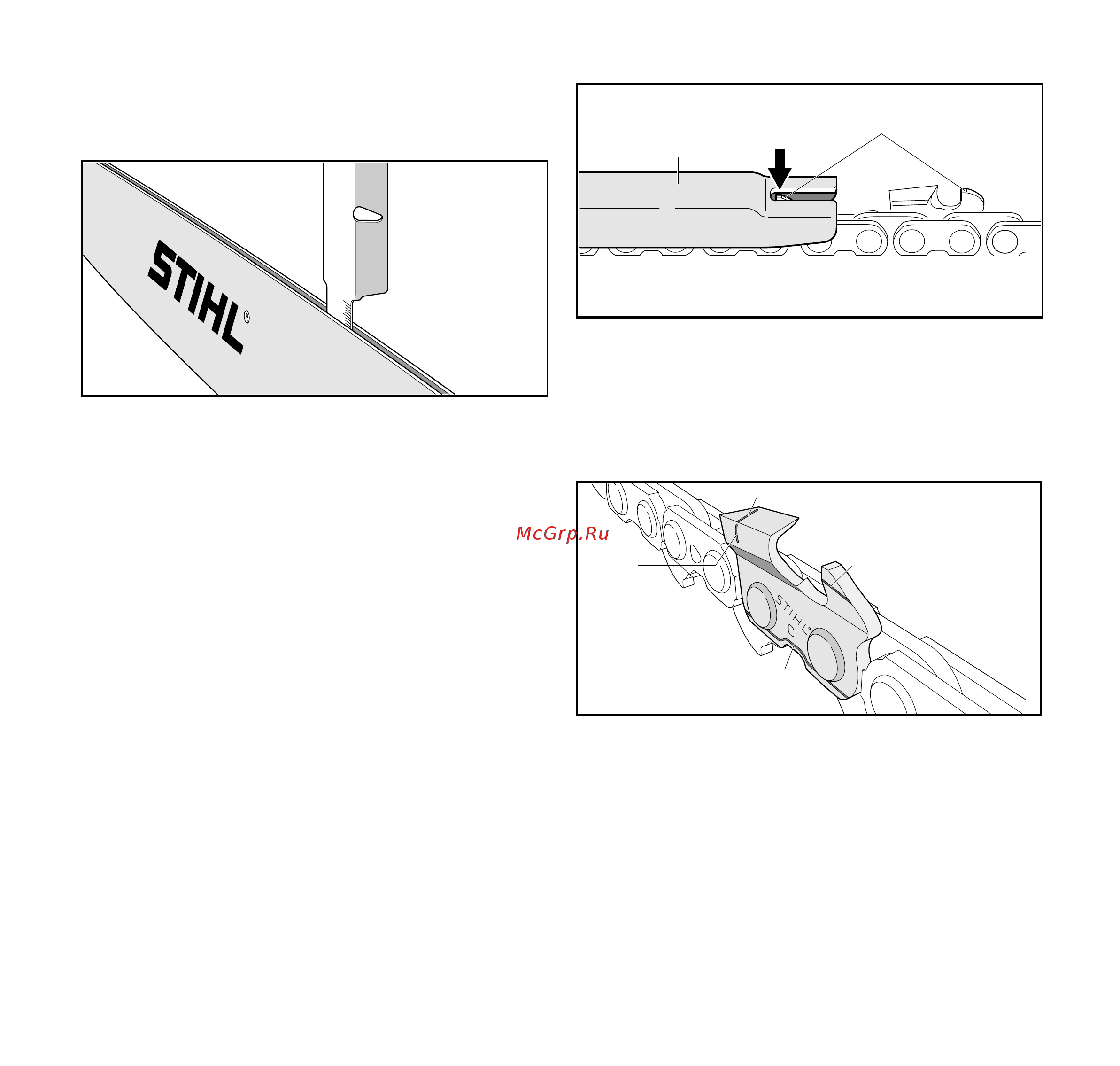 Stihl MS 462 20 Rollomatic ES Light [27/52] Проверка направляющей шины