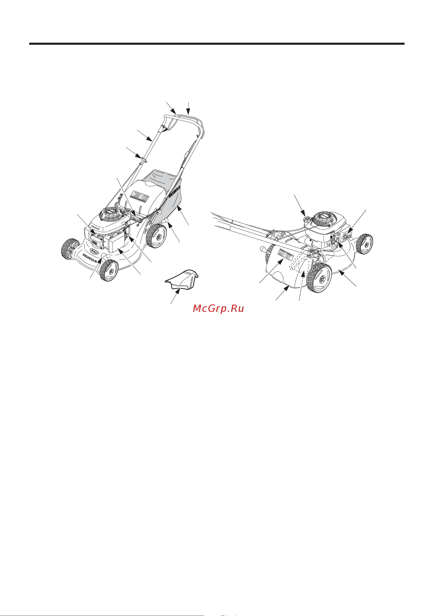 Honda HRG465C3SDE [6/33] Описание устройства