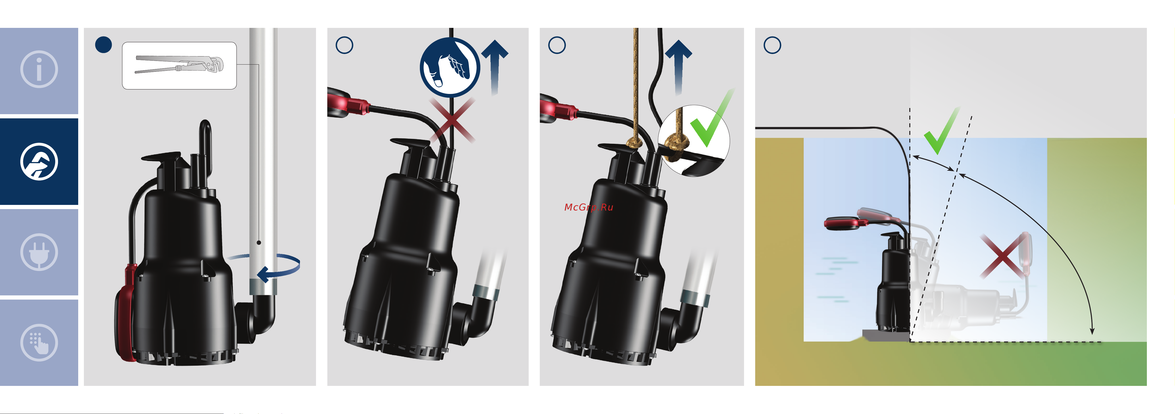 Grundfos UNILIFT KPC 600 A Руководство по эксплуатации онлайн [3/5] 779266