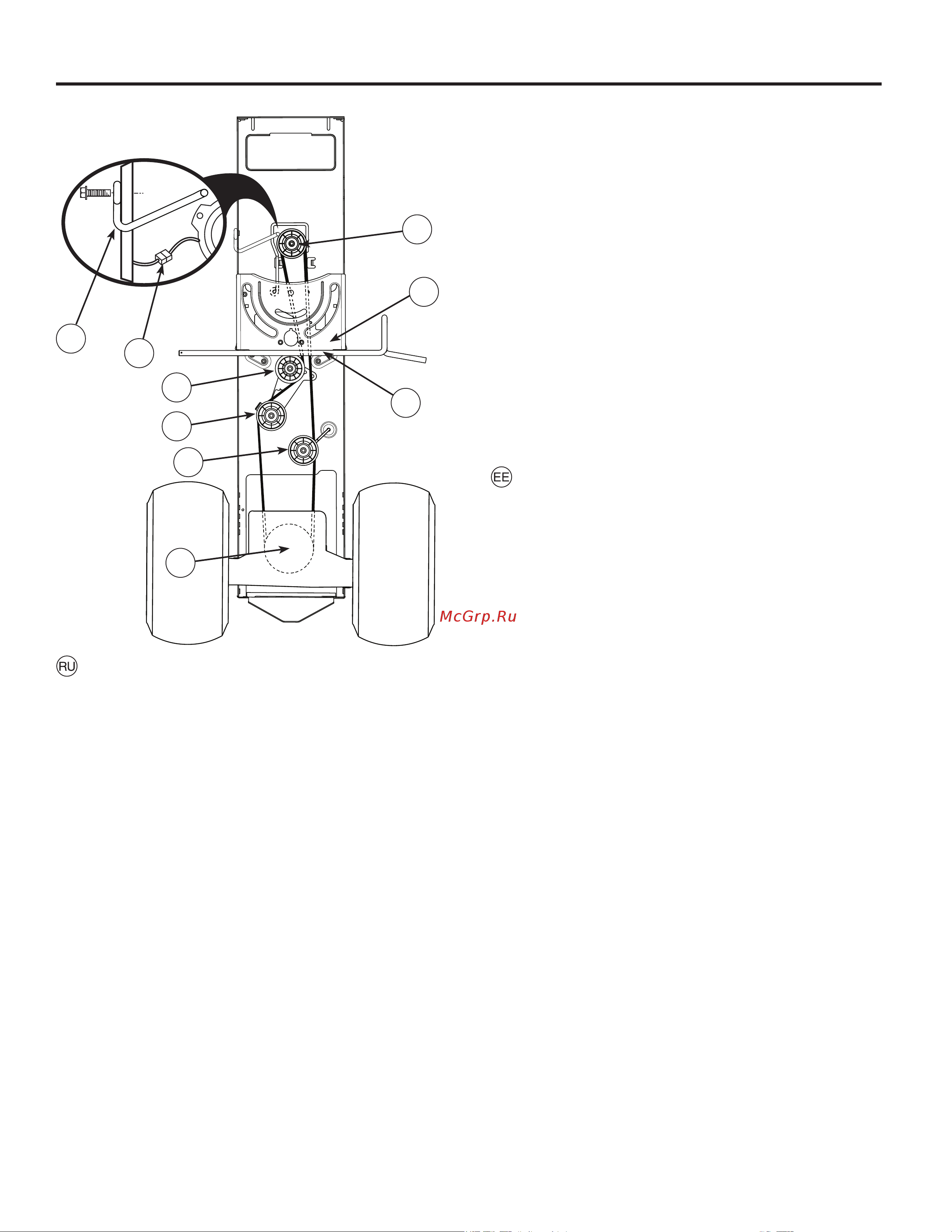 Husqvarna TS142T [70/88] Liikumisedastuse ülekanderihma asendamine