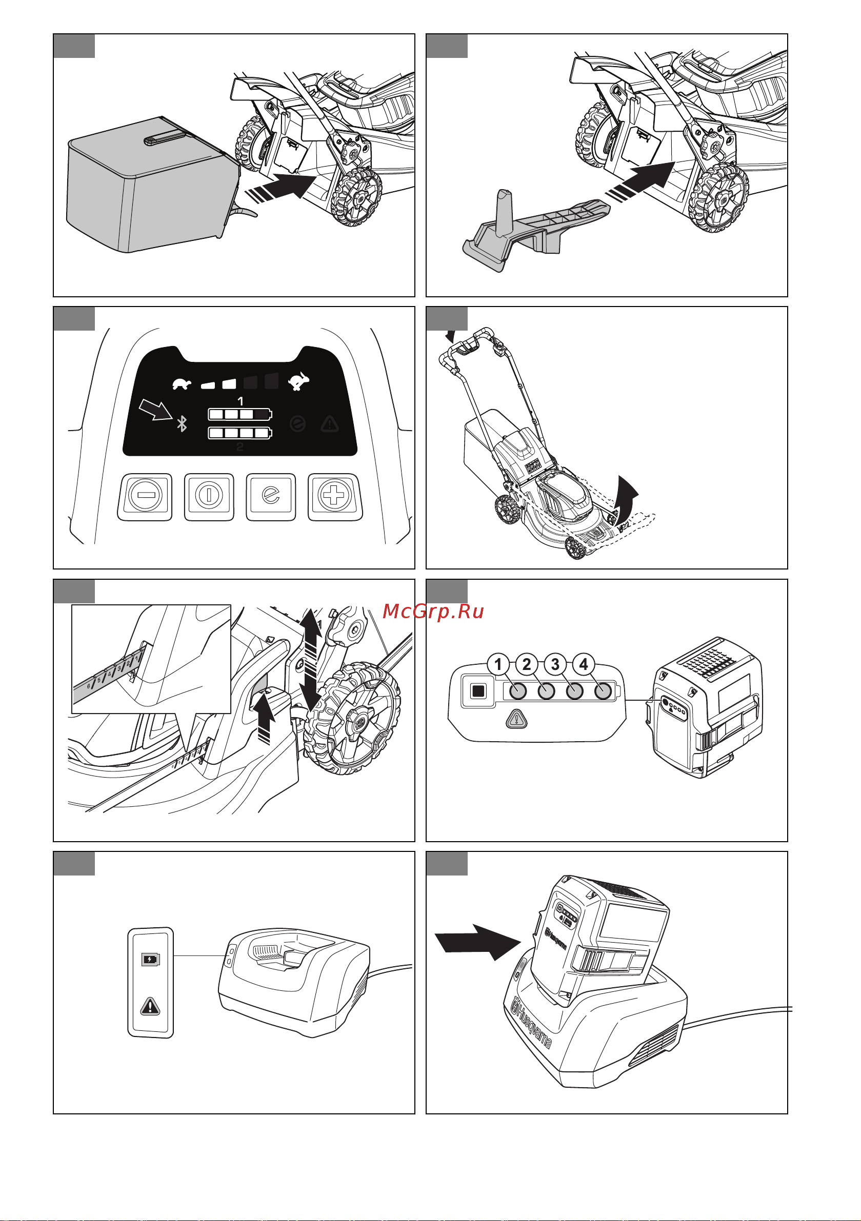 Husqvarna LC347iVX Руководство по эксплуатации онлайн [4/576] 779290