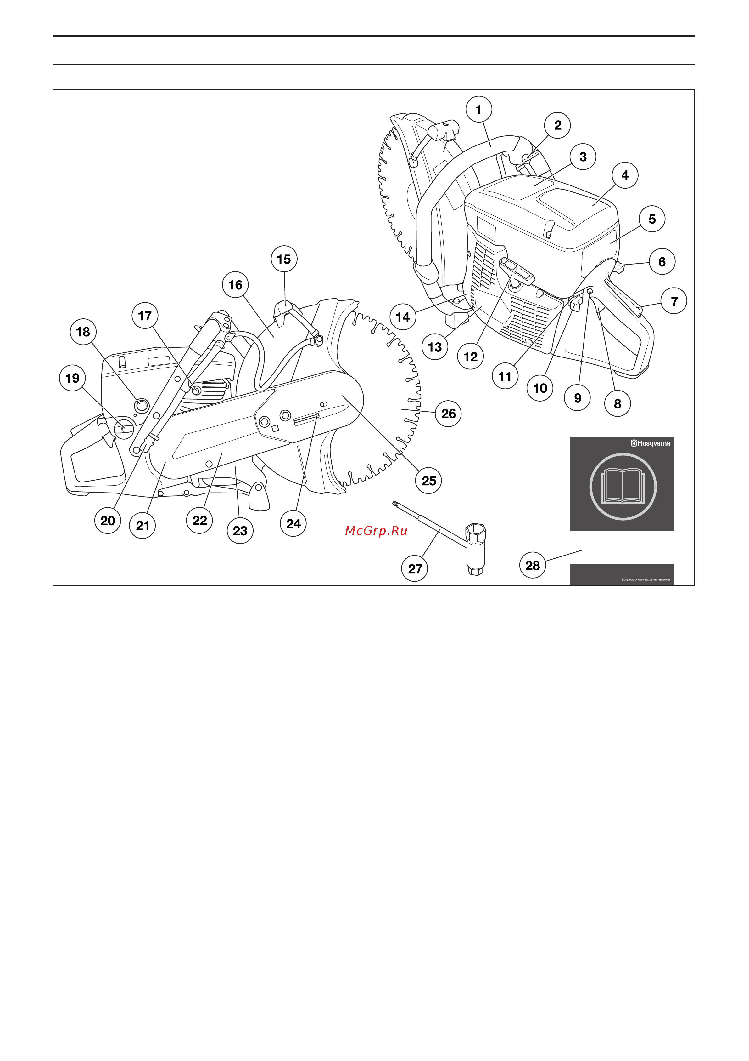 Husqvarna K760 12 Rescue [5/28] Òî åñòü òî íà ðåæóùåì äèñêå k 760