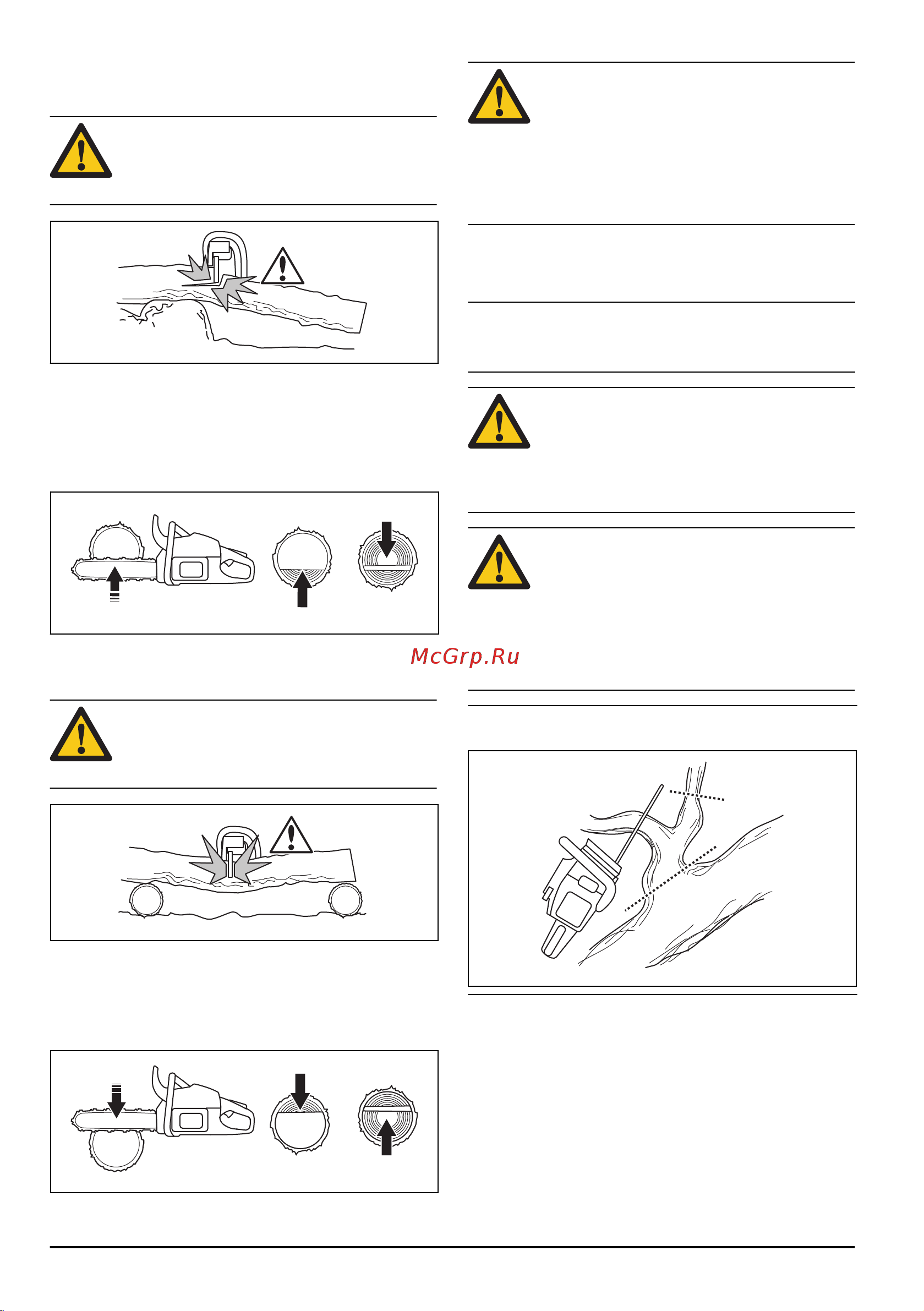 Husqvarna 565 18 [18/44] Использование техники обрезки веток