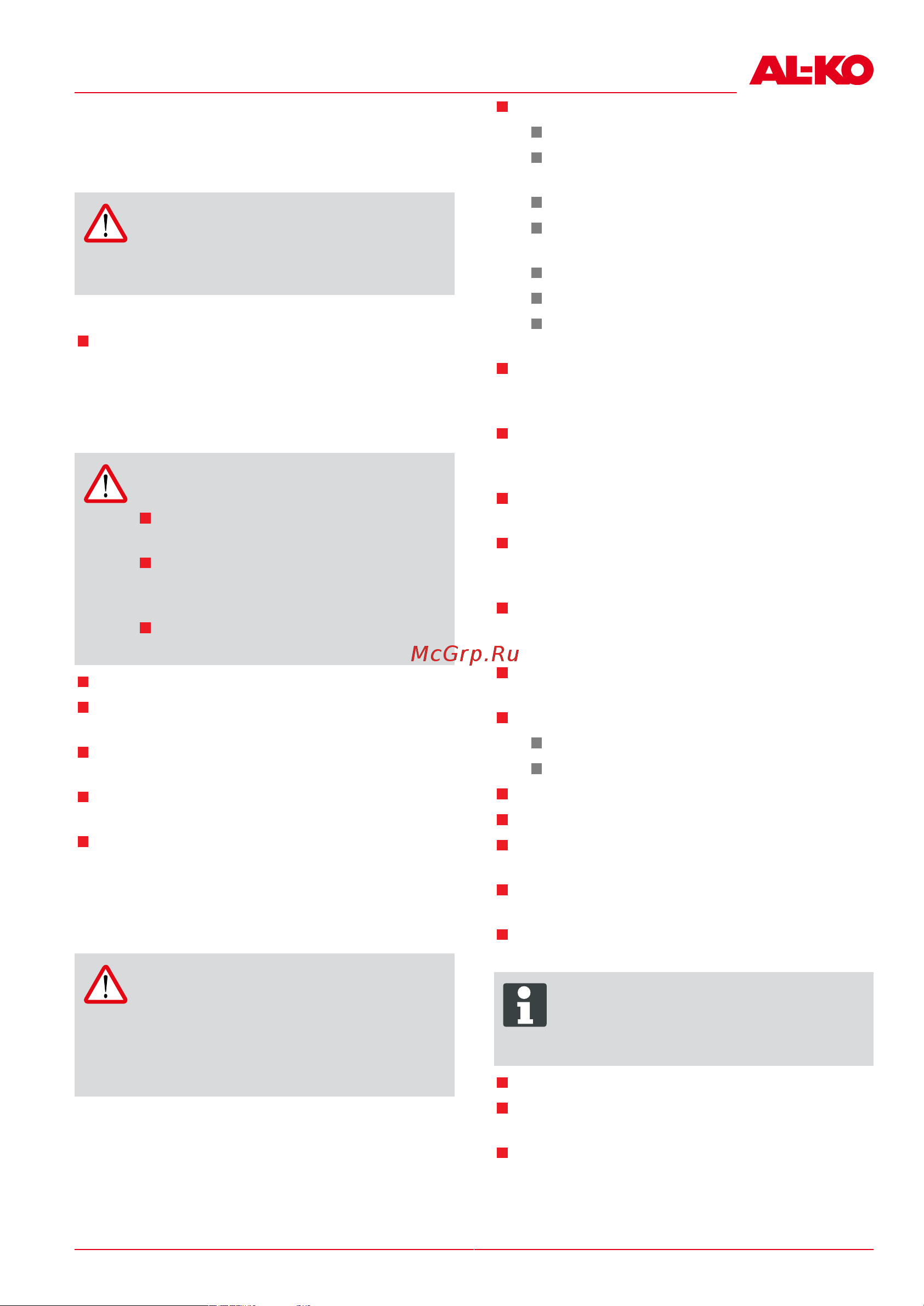 Al-Ko 3.85 Li [17/272] Safety instructions
