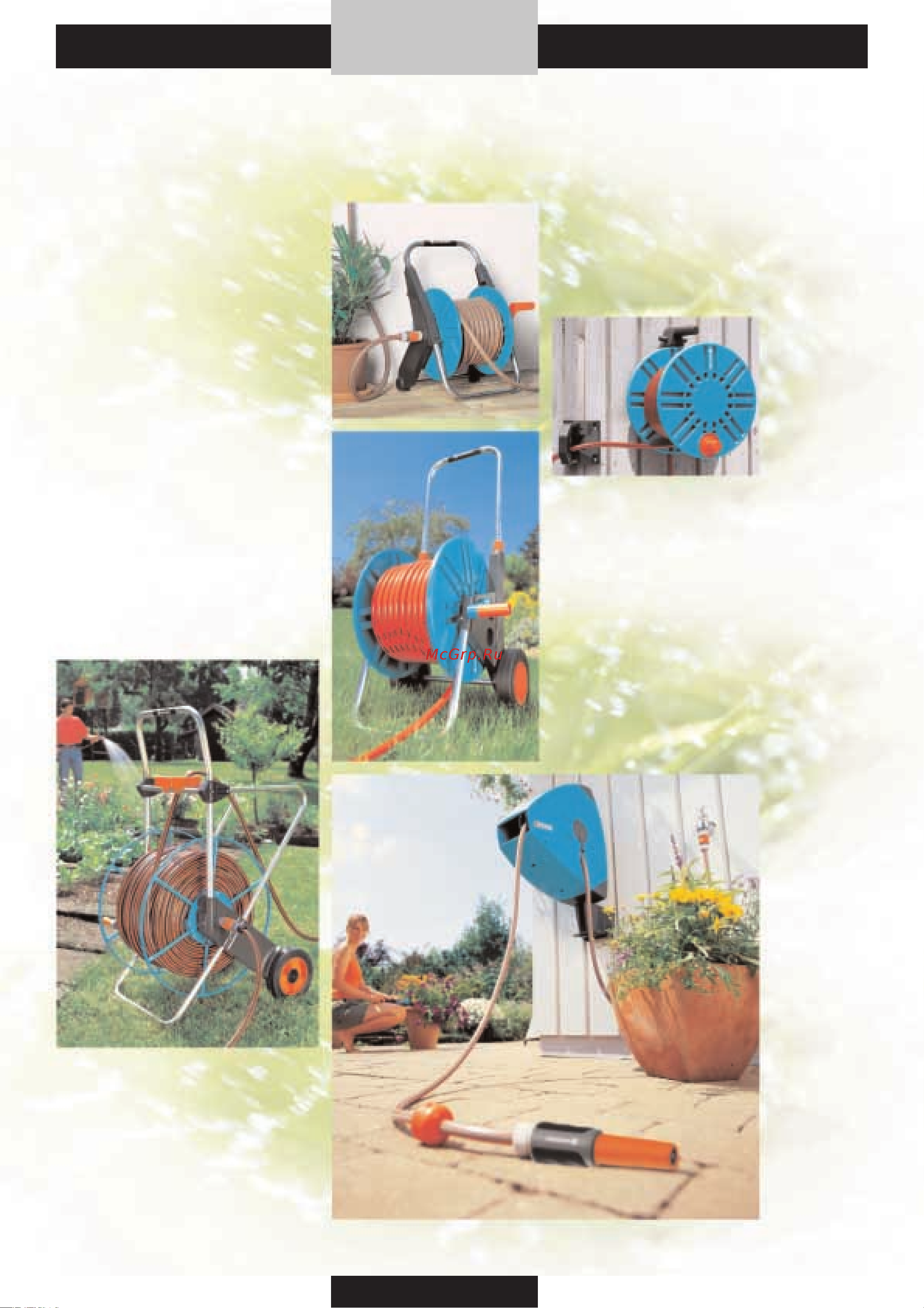 Gardena Classic 460 B (08776-20.000.00) [30/176] Gardena тележки катушки для шлангов полный ассортимент классических моделей на любой вкус