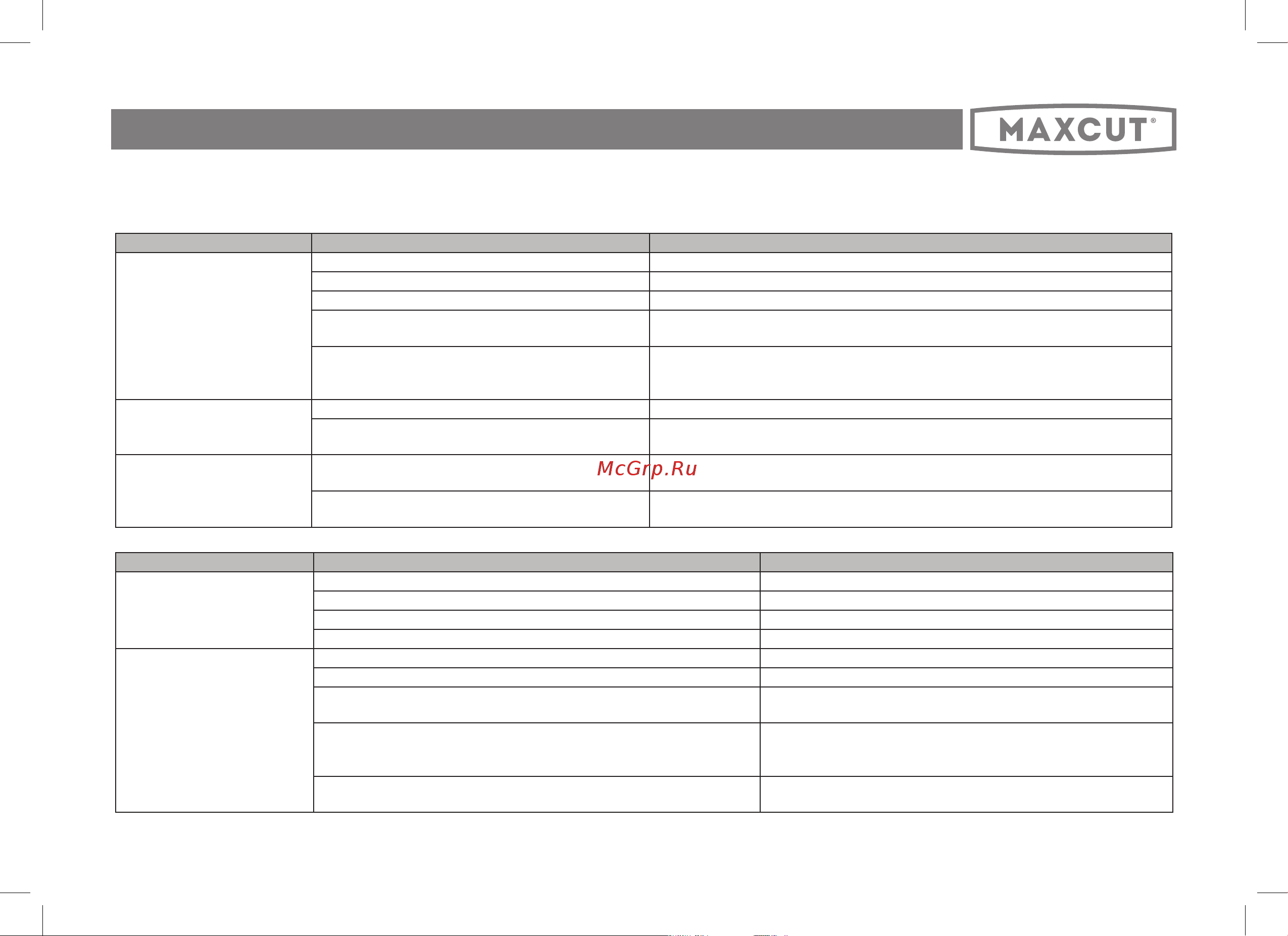 Maxcut MC 10ST [13/24] Описание сборки и работы