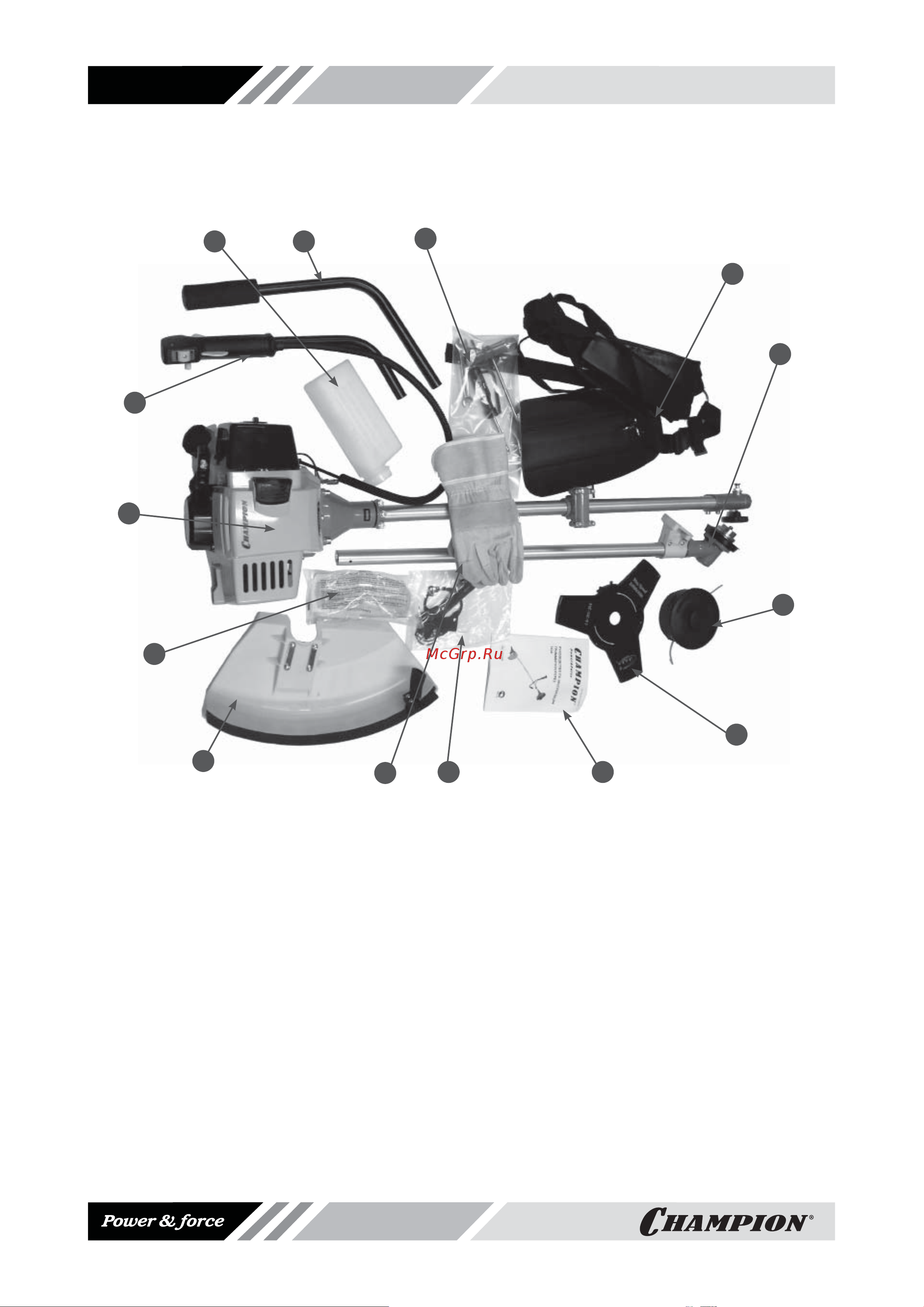 Champion T 336 [8/20] Комплектность триммера